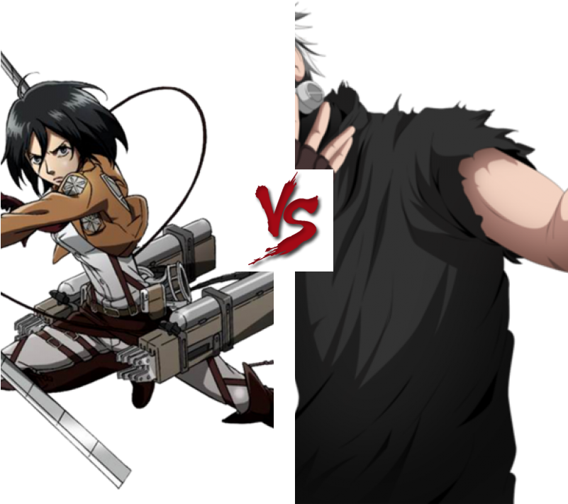 Mikasa Ackerman teen Onbekende Karakter Muurpapier