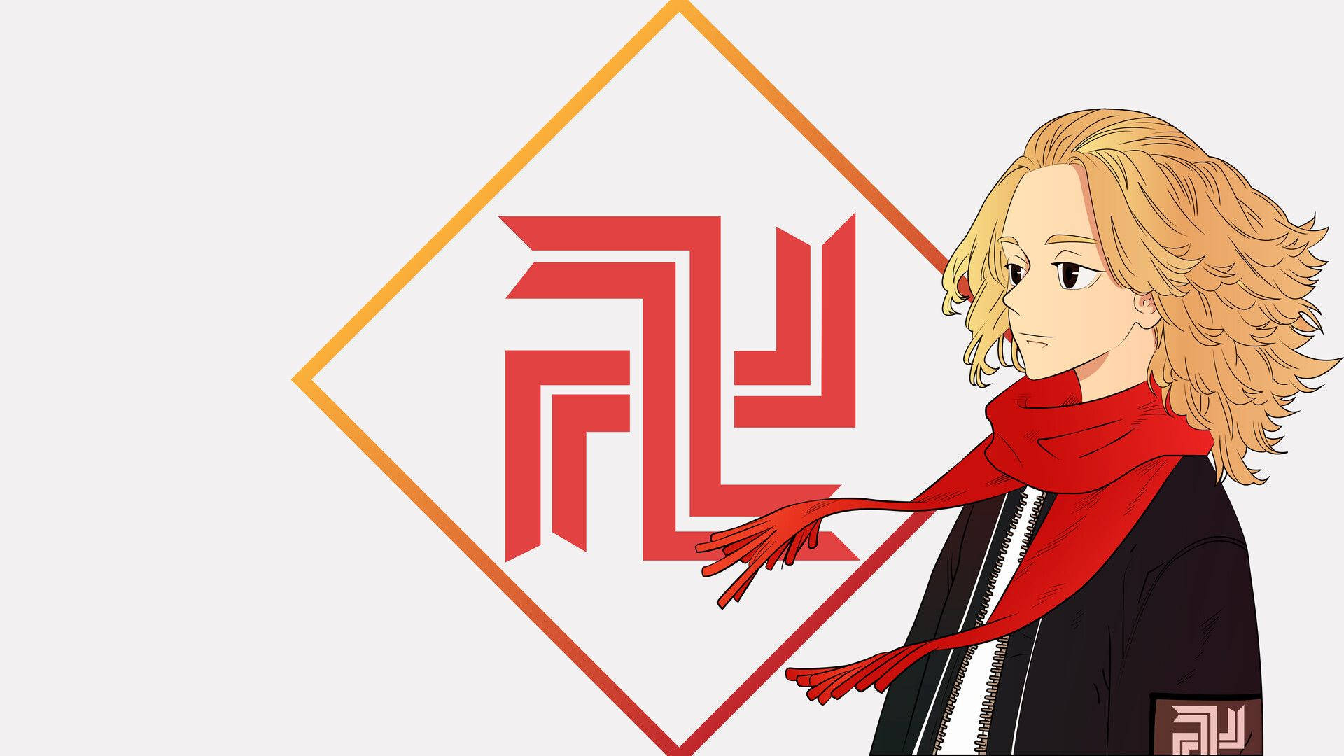 Mikey Tokyo Revengers-embleem Muurpapier