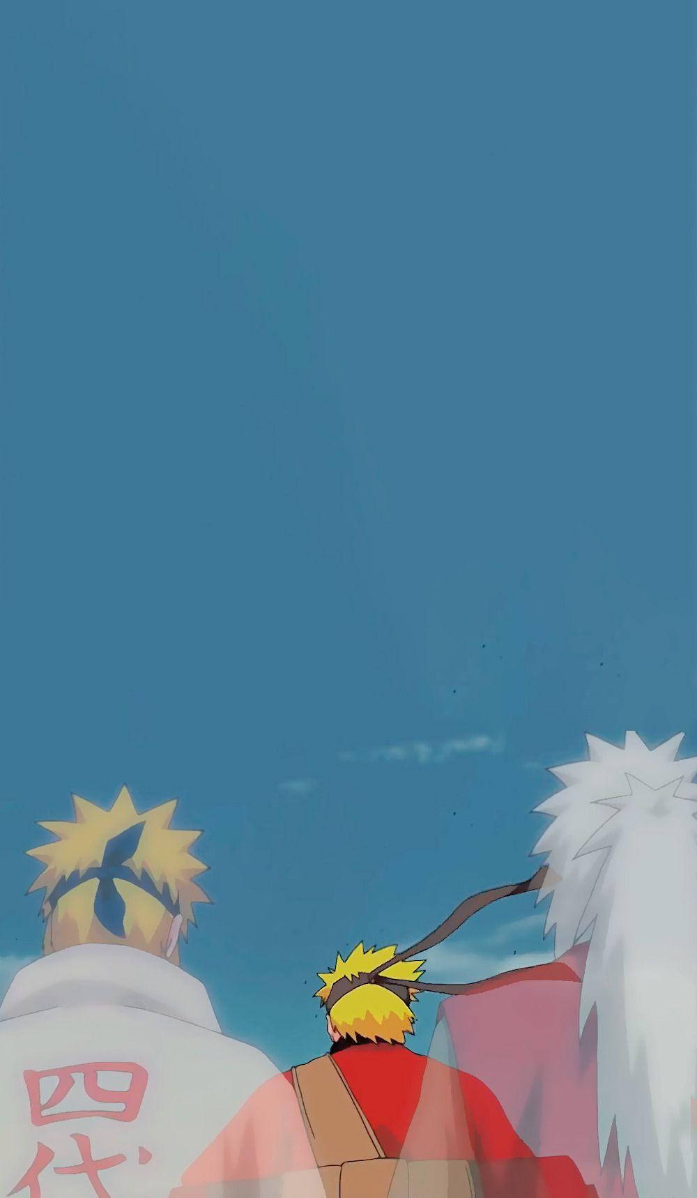 Minato Jiraiya Naruto Estetika Muurpapier