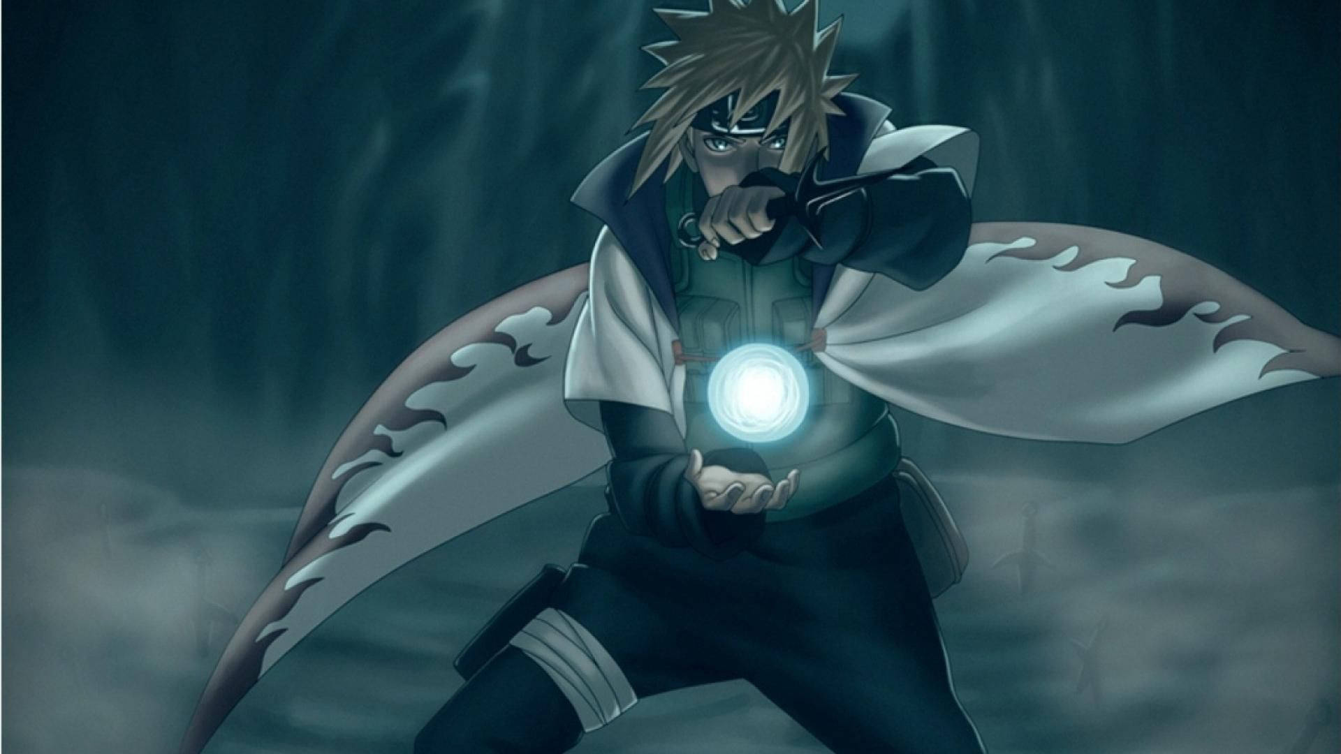 “Minato se Vurige Rasengan!” Muurpapier