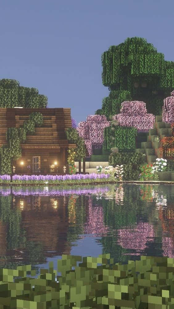 Minecraft-biome Android Muurpapier
