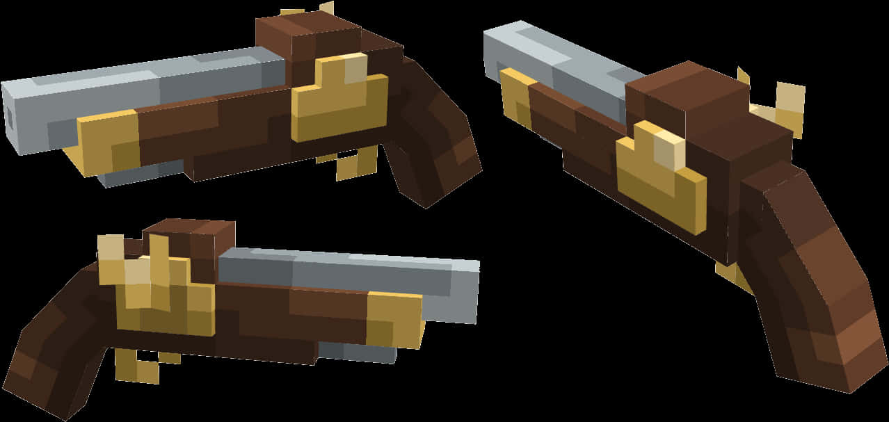 Minecraft Blaster-model aansigte Muurpapier