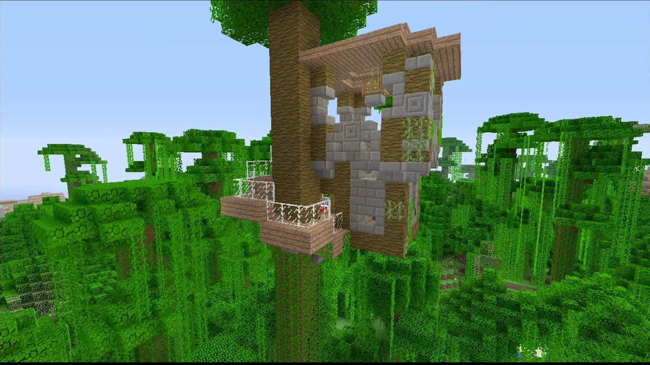 Minecraft boomhuis idees Minecraft boomhuis idees Muurpapier