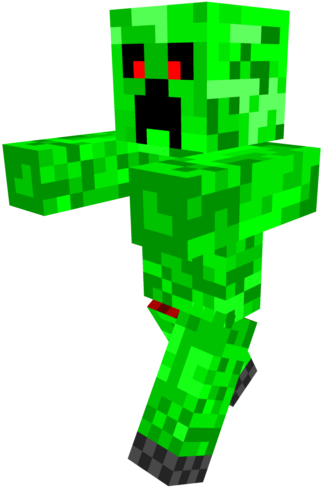 Minecraft: Creeper-karaktermodel Muurpapier
