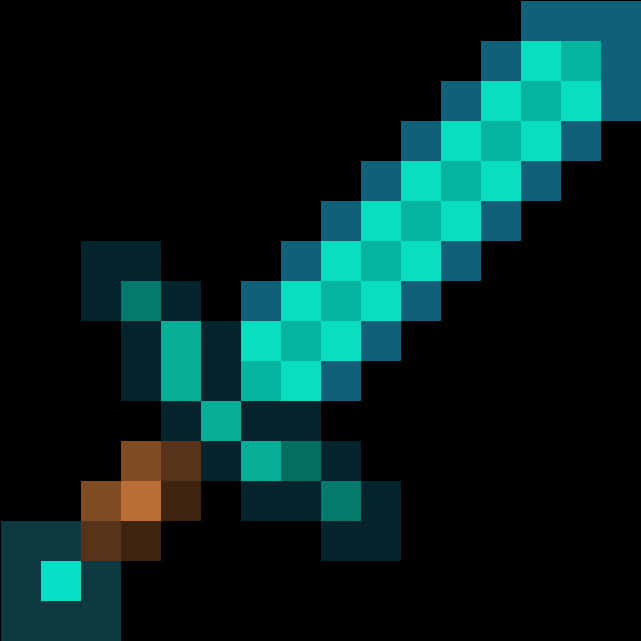Minecraft Diamantswaard-ikoon Muurpapier