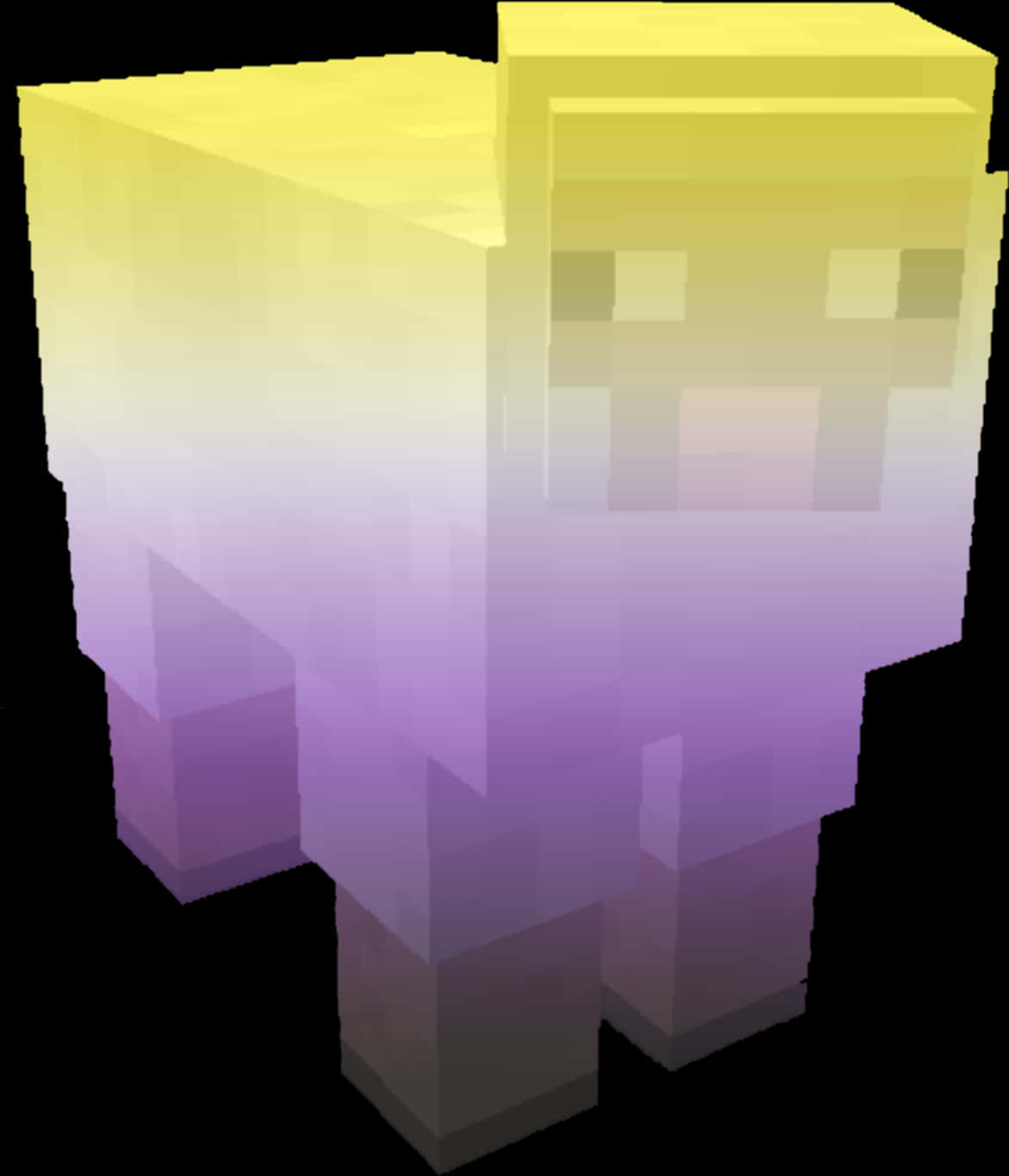 Minecraft: Gloeiende Karakterweergawe Muurpapier
