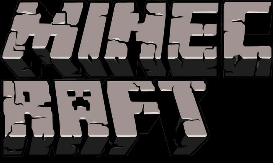 Minecraft-logo-grafika Muurpapier