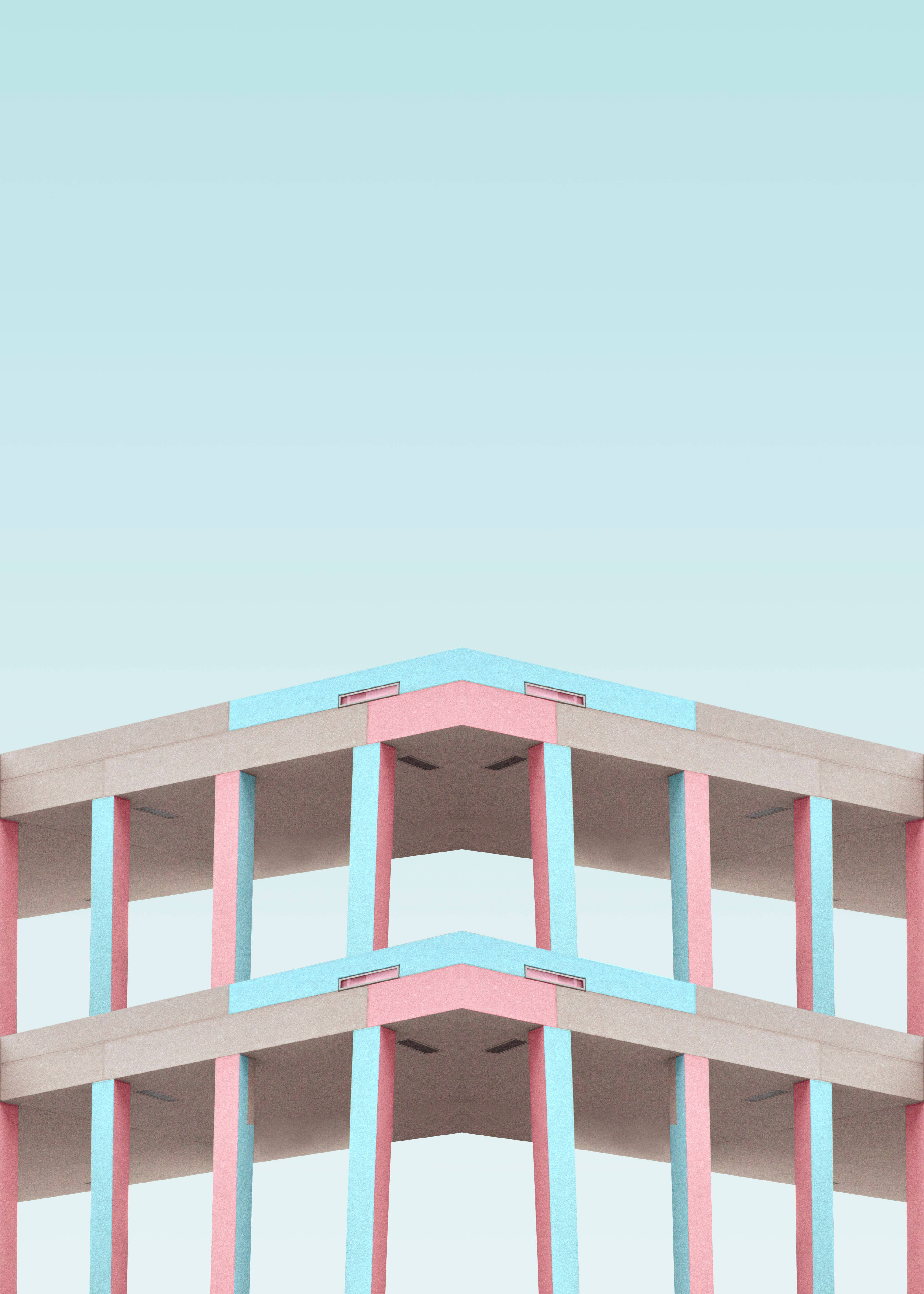 Minimale Argitektuur Muurpapier