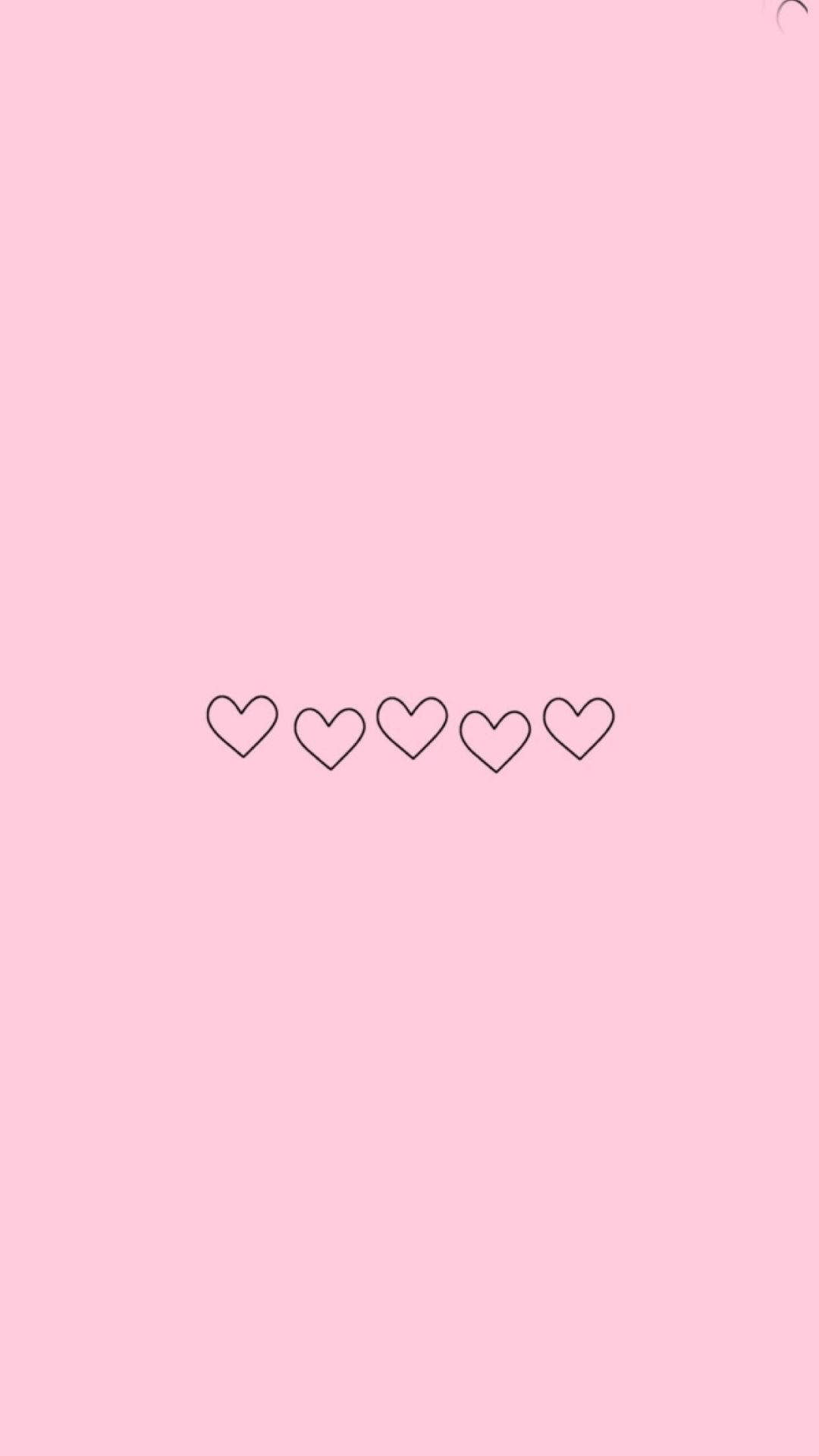 Minimale Liefde-estetika Muurpapier