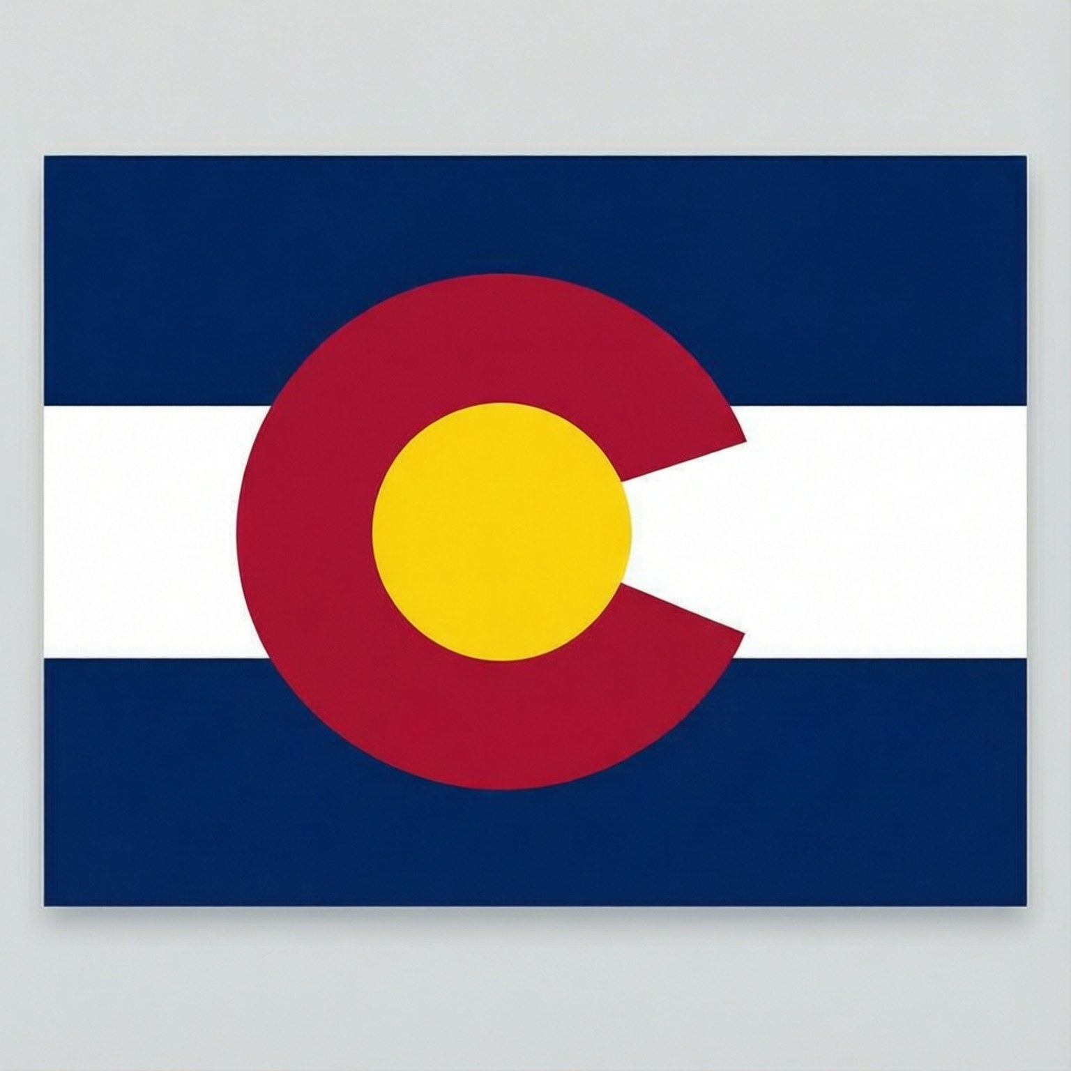 Minimalistiese Geometriese Colorado Muurpapier