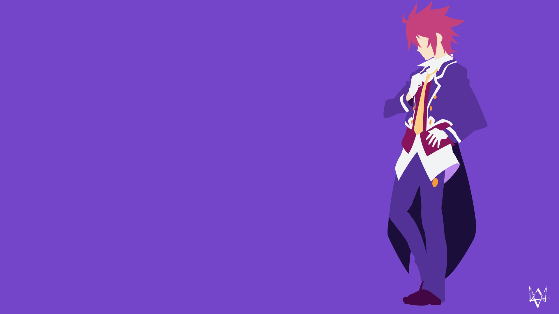 Minimalistiese Anime Sora No Game No Life Muurpapier