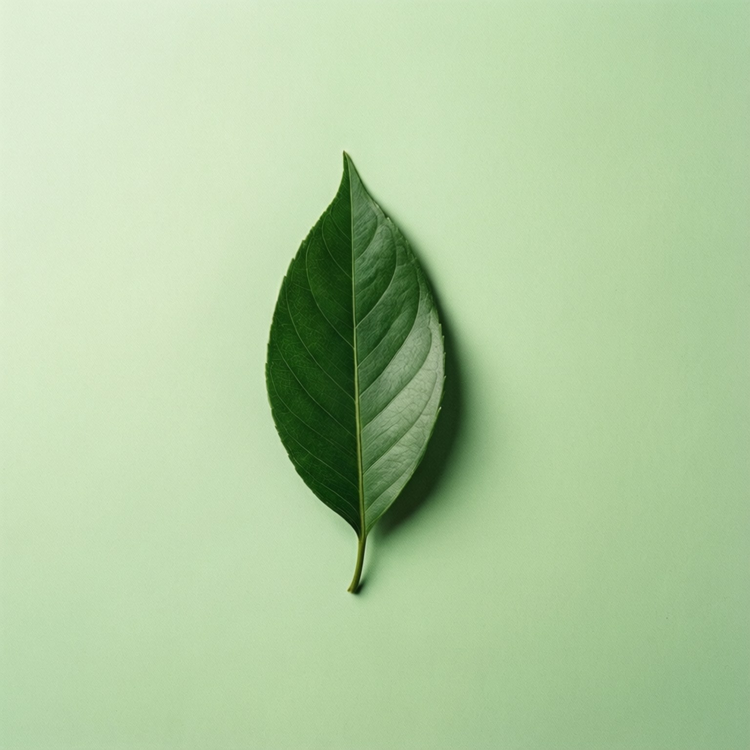 Minimalistiese Blaar Muurpapier