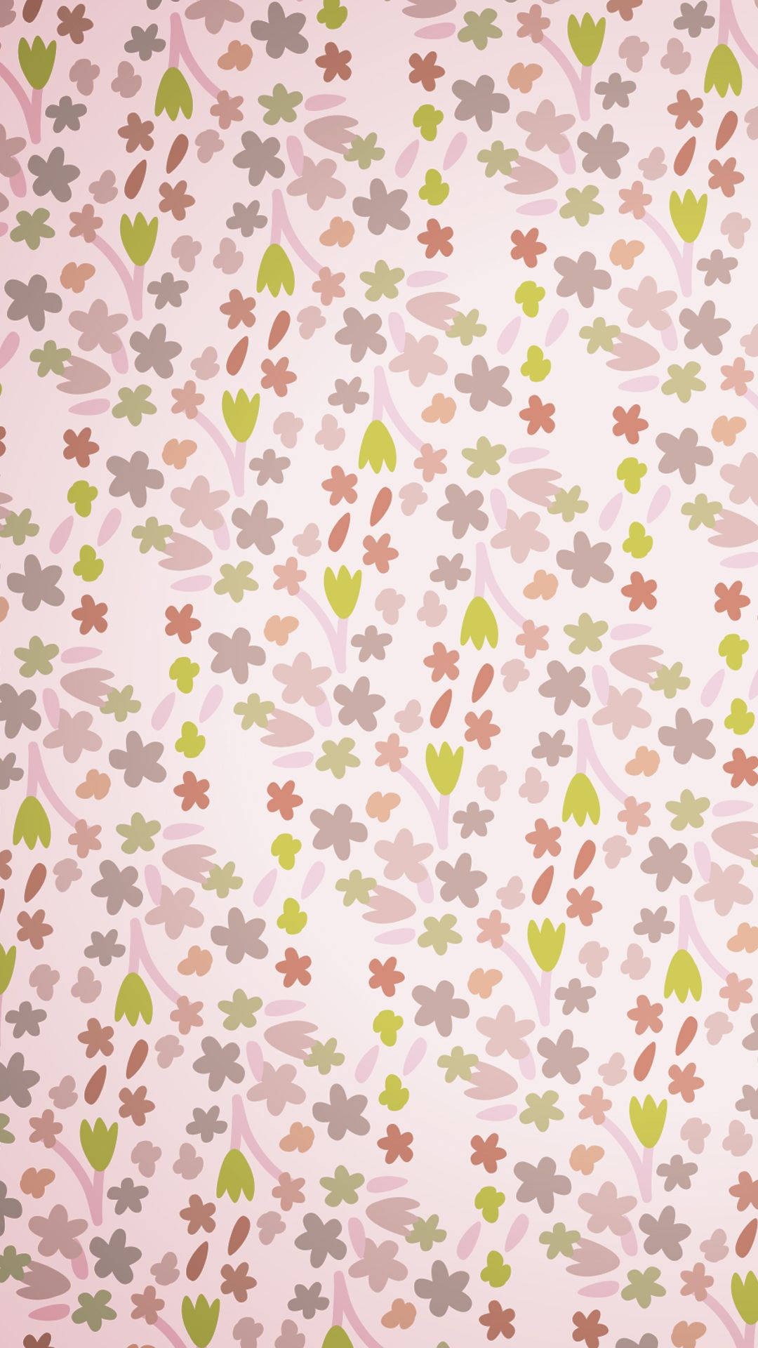 Minimalistiese Blomme iPhone Muurpapier
