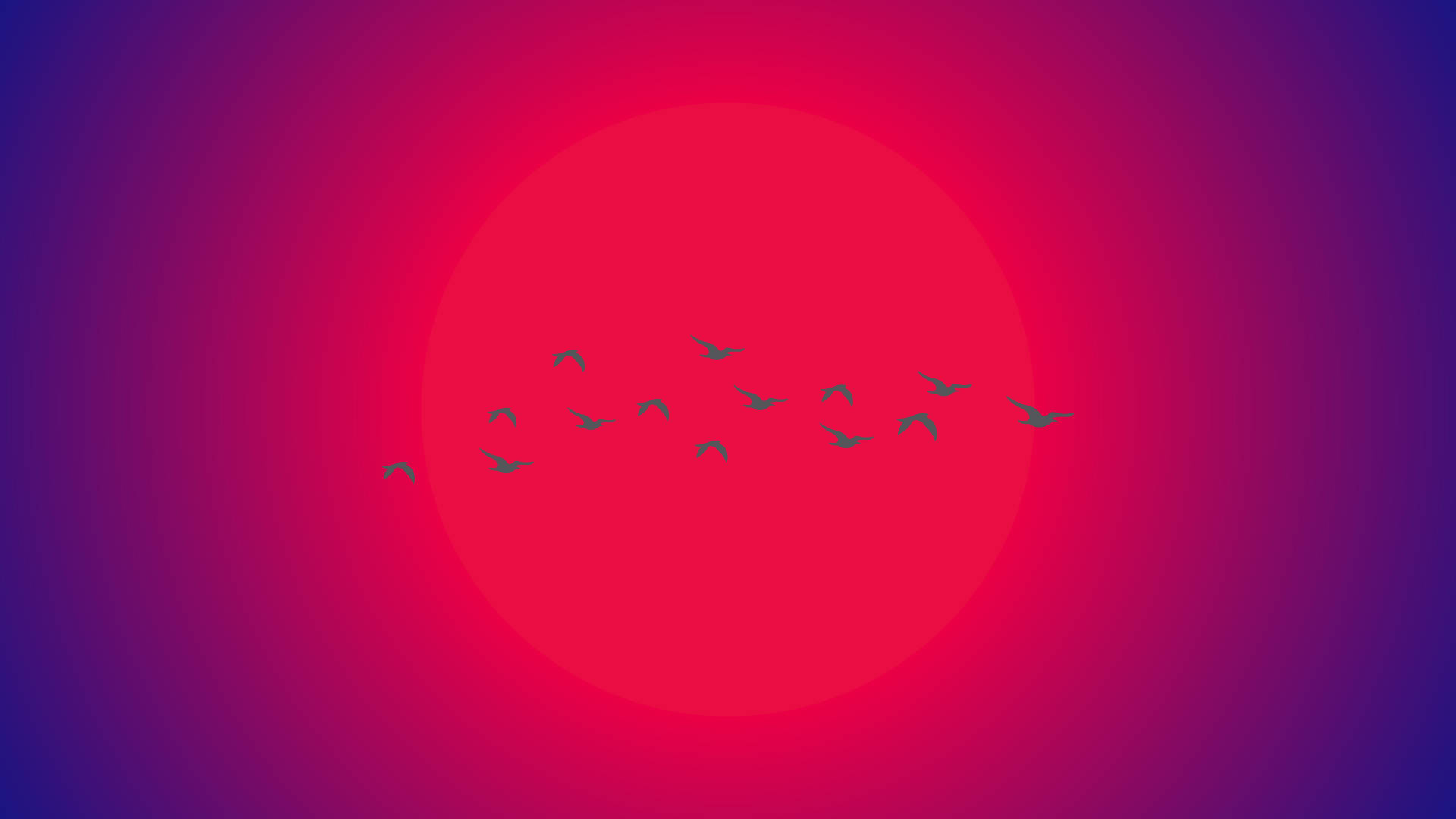 Minimalistiese Estetiese Buroblad Radiale Lugverloop Muurpapier