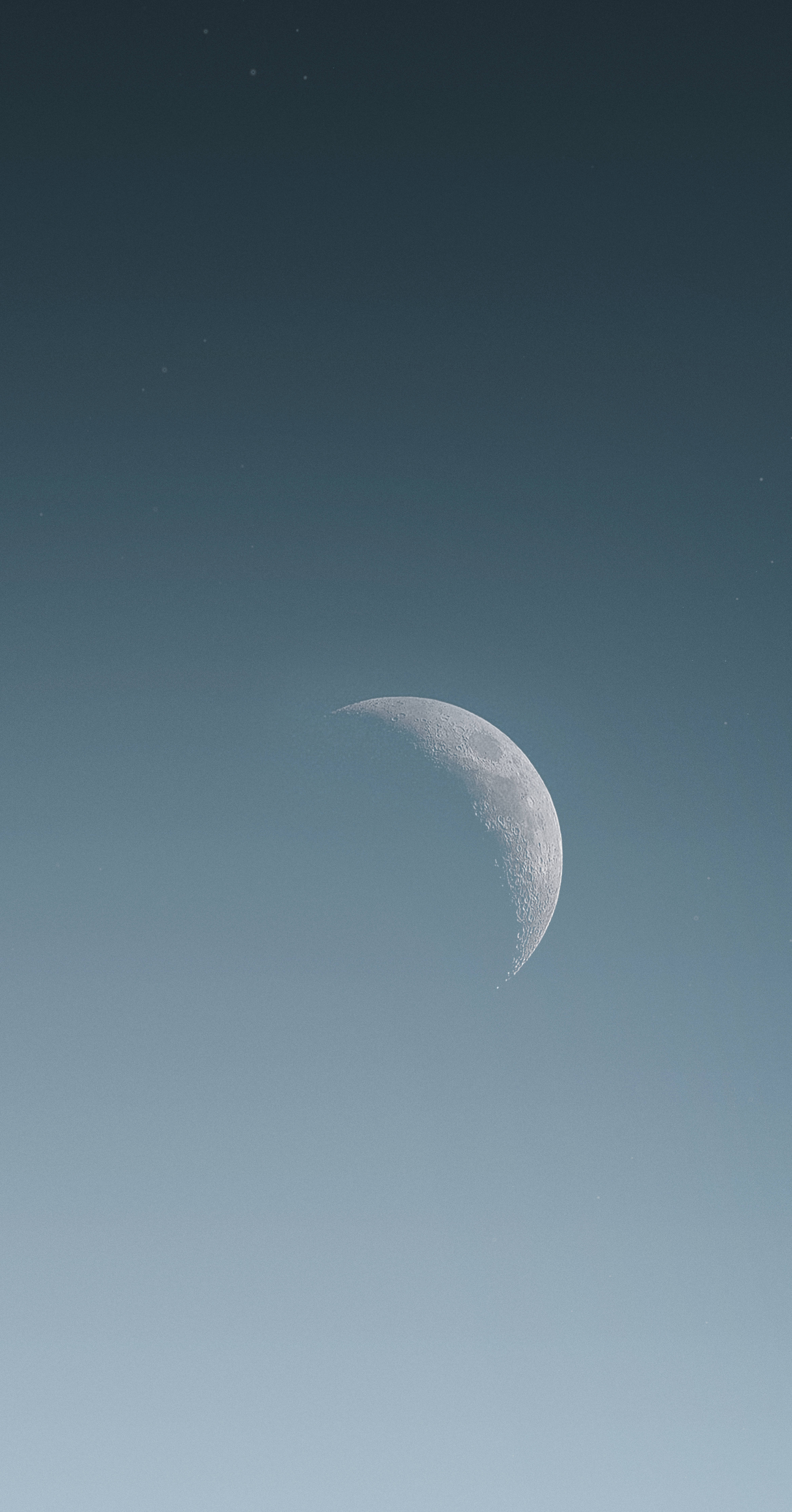 Minimalistiese Halfmaan-estetika Muurpapier