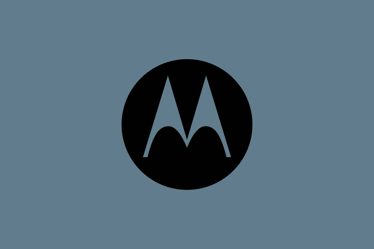 Minimalistiese Motorola-voorletter Muurpapier