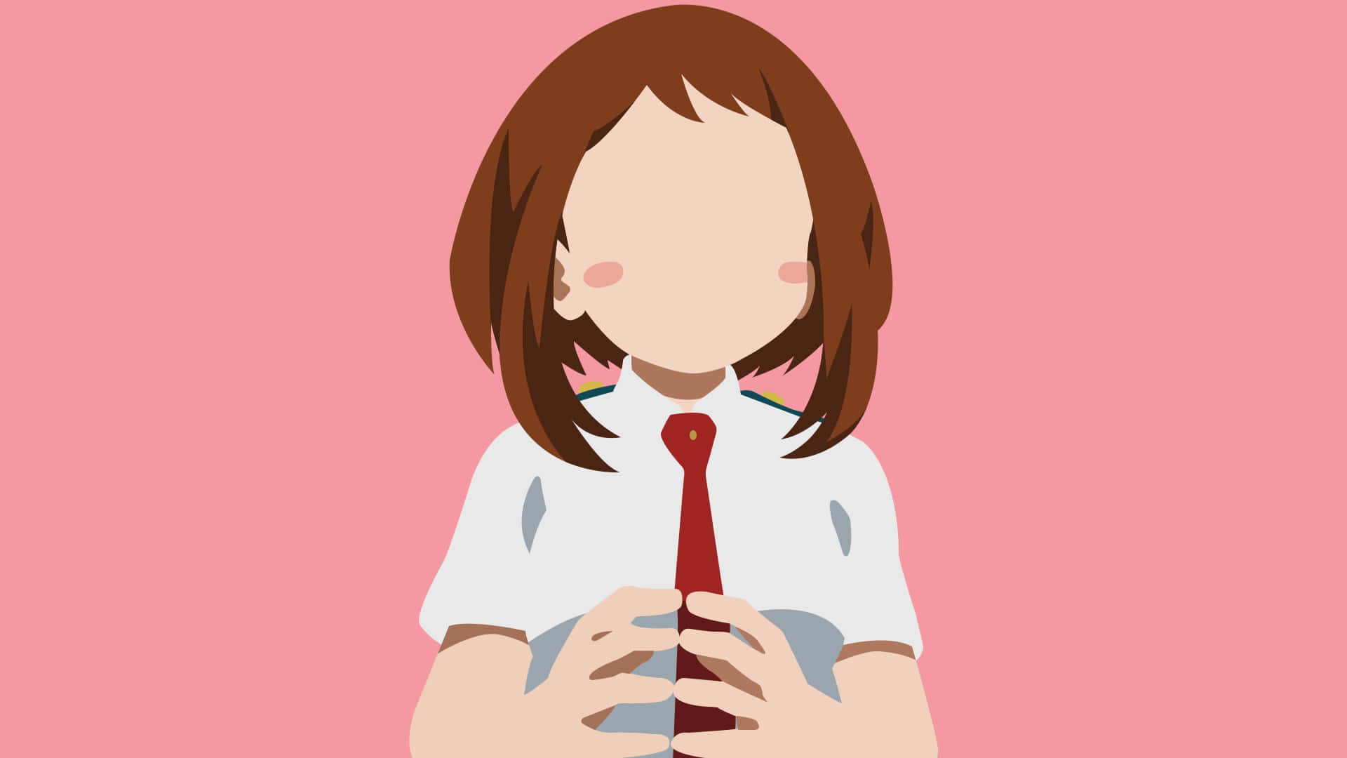 Minimalistiese Uraraka-estetika Muurpapier
