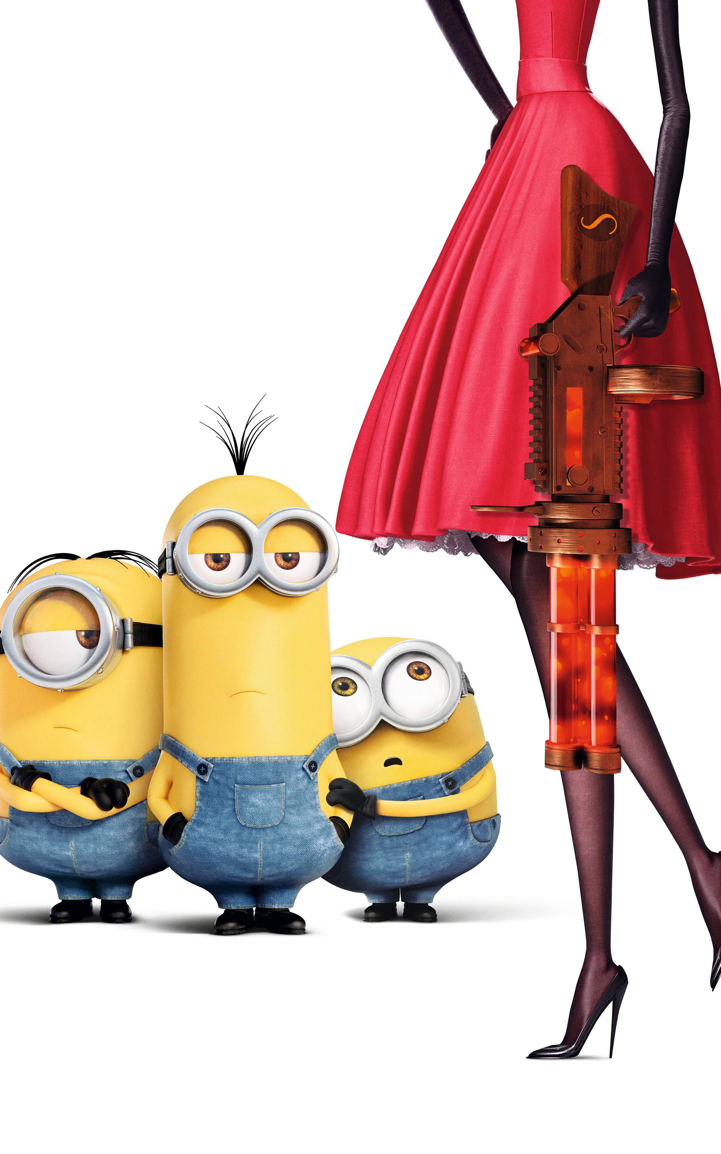 Minions met Skarlaken Oorwinning Muurpapier