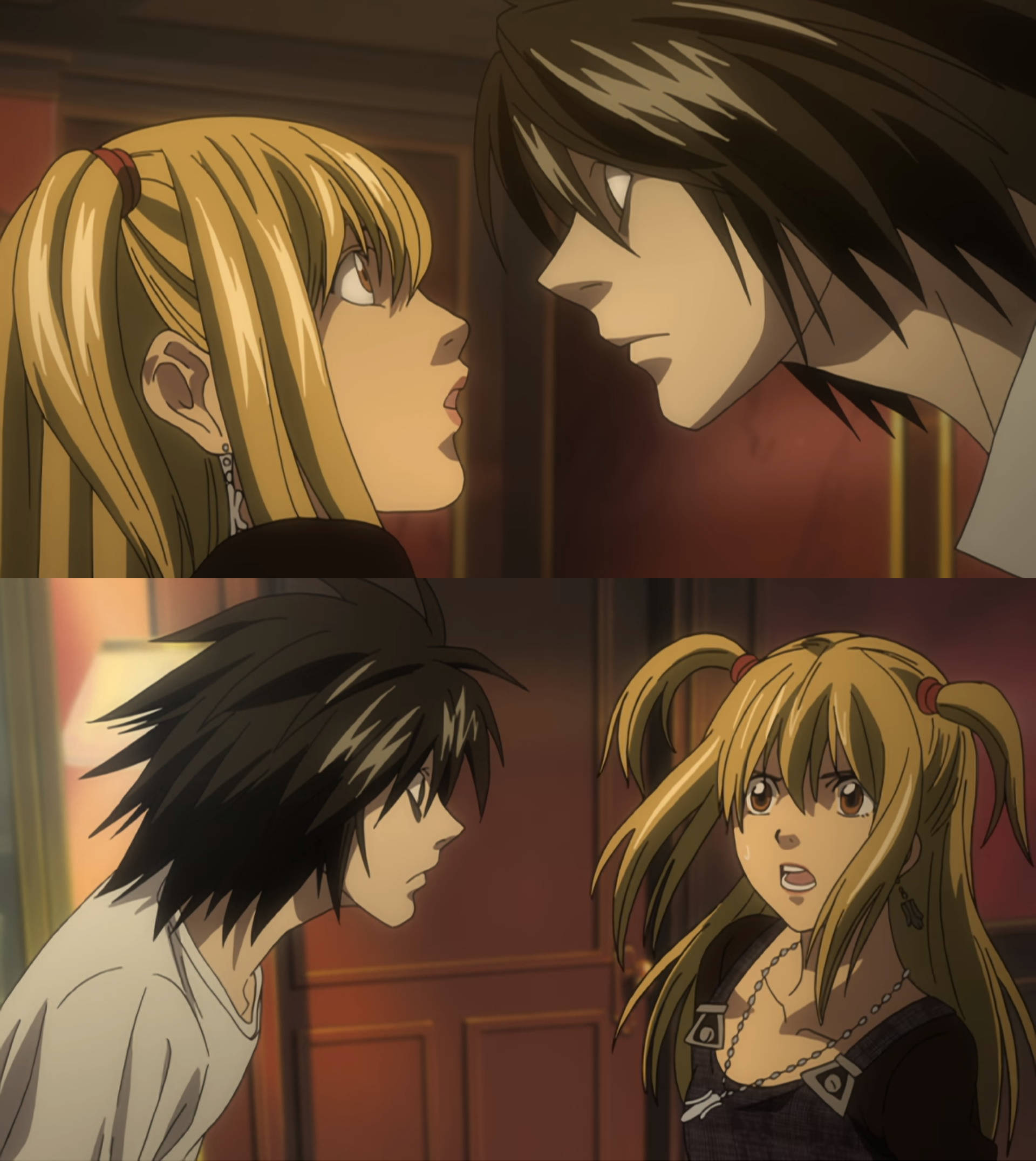 Misa Amane En L Muurpapier