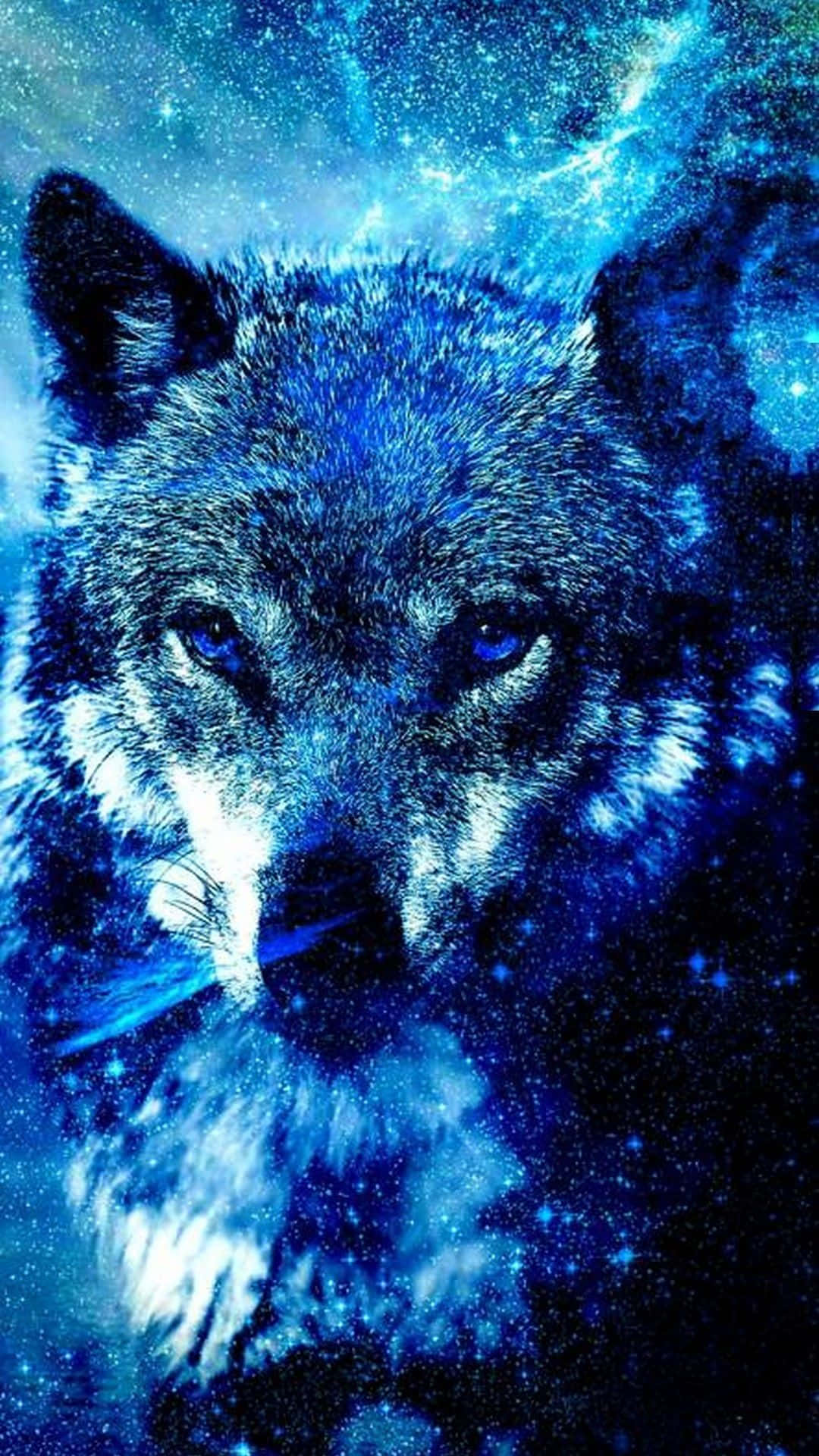 Mistieke en Majestueuse, die Koel Wolf Muurpapier