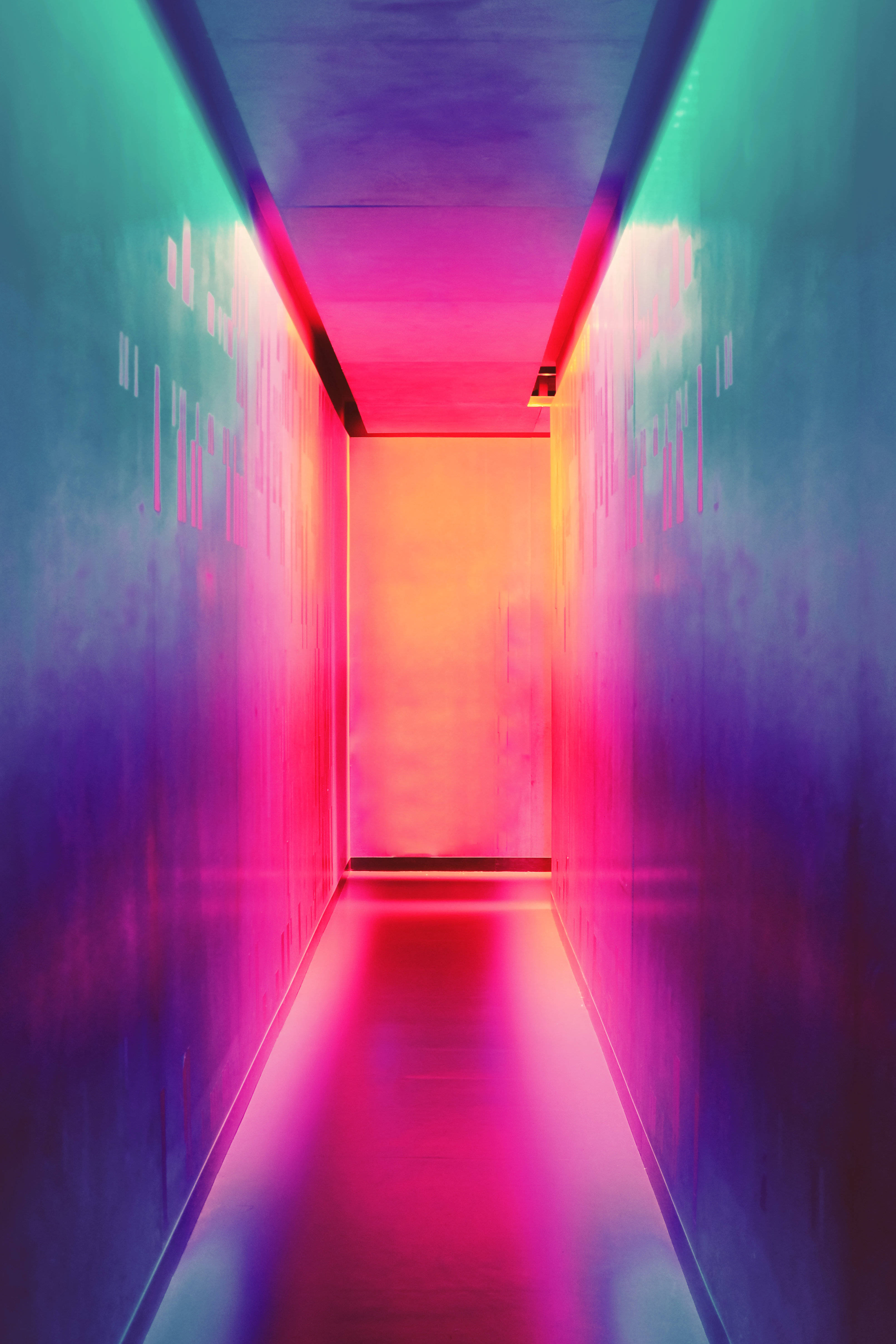 Mistieke Neon Gang Muurpapier