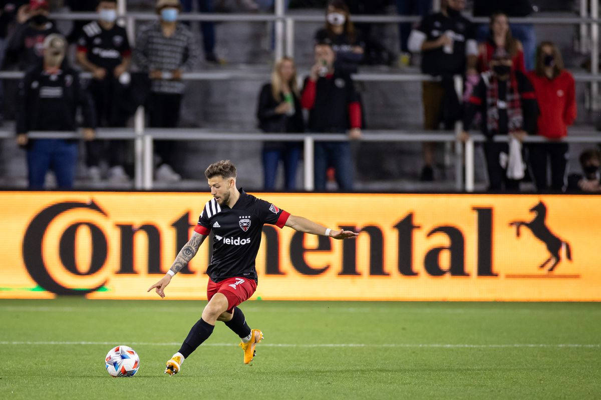 MLS DC United Paul Arriola Sokkerveld Muurpapier