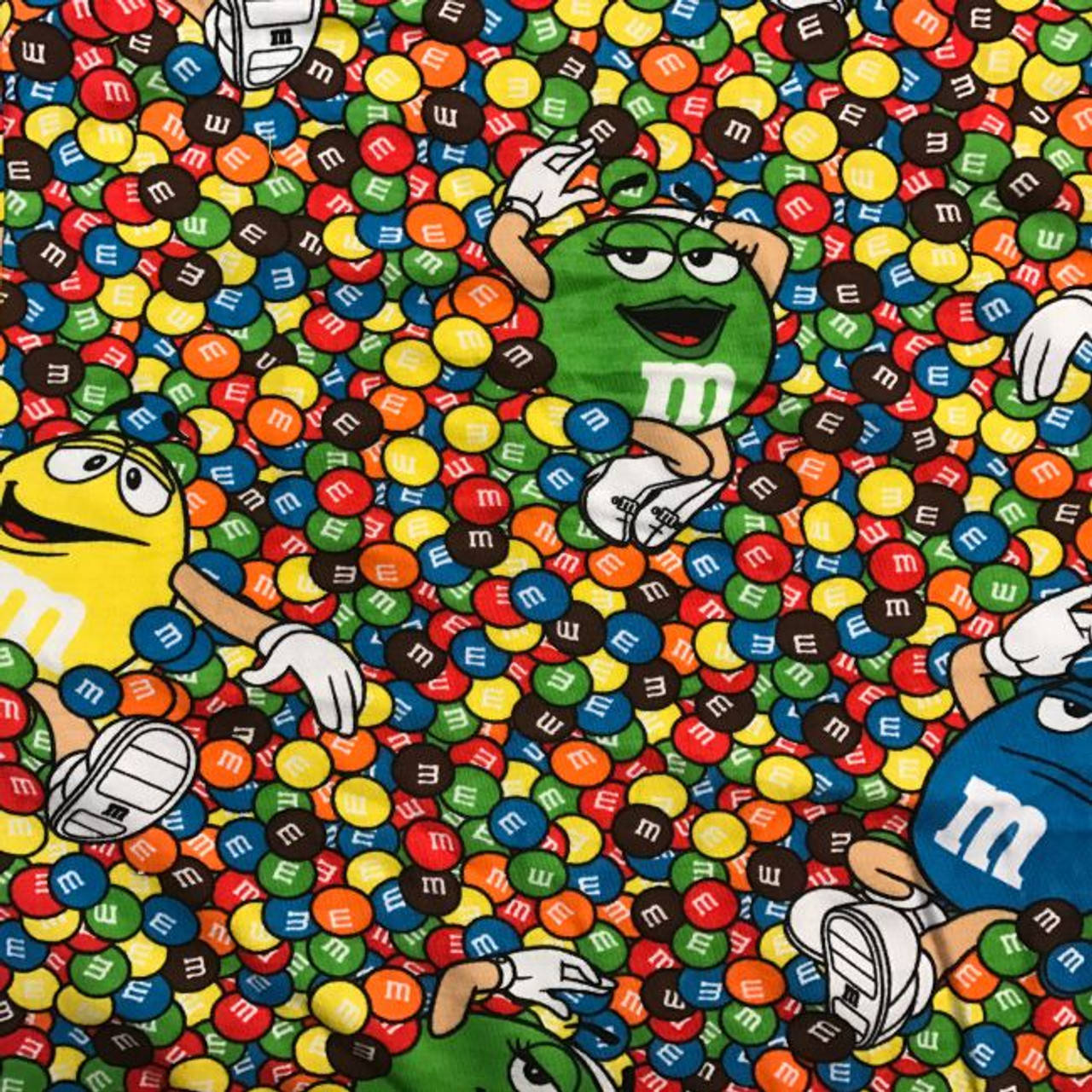 Mms Sjokolade Strokiesprentkarakters Muurpapier