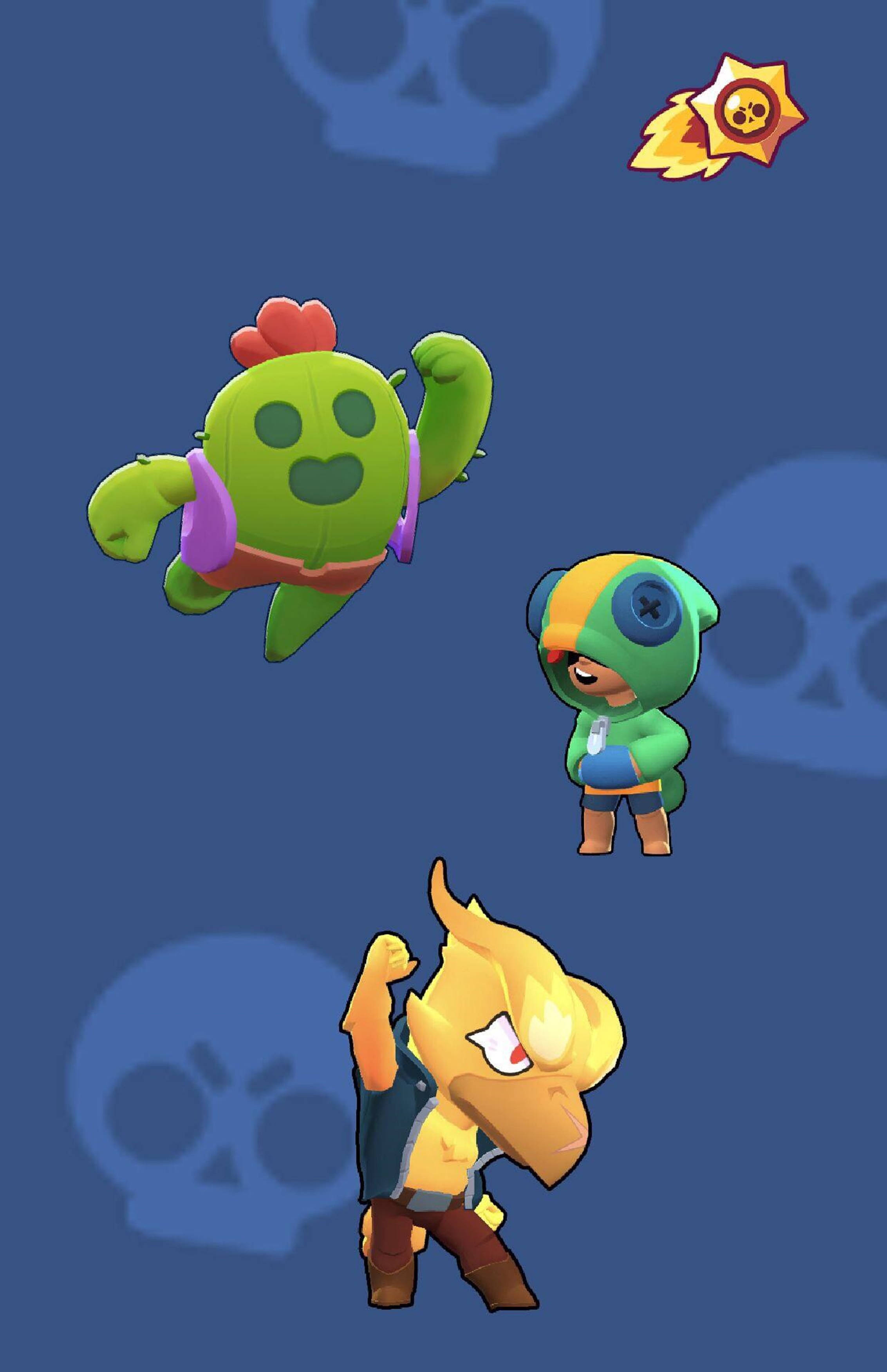 MOBA Karakters Brawl Stars 4K Muurpapier
