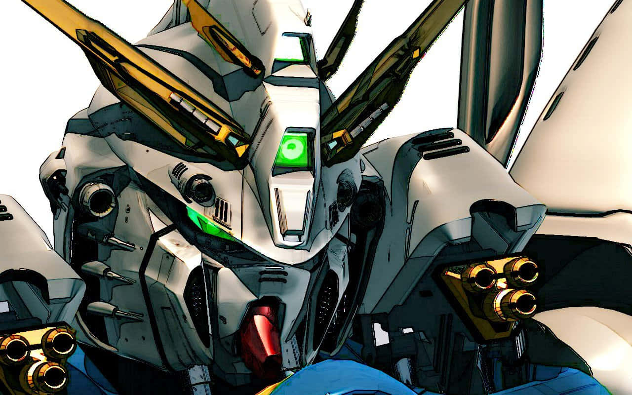 Mobile Suit Gundam, die ikoniese simbool van wetenskapfiksie en mech-anime Muurpapier