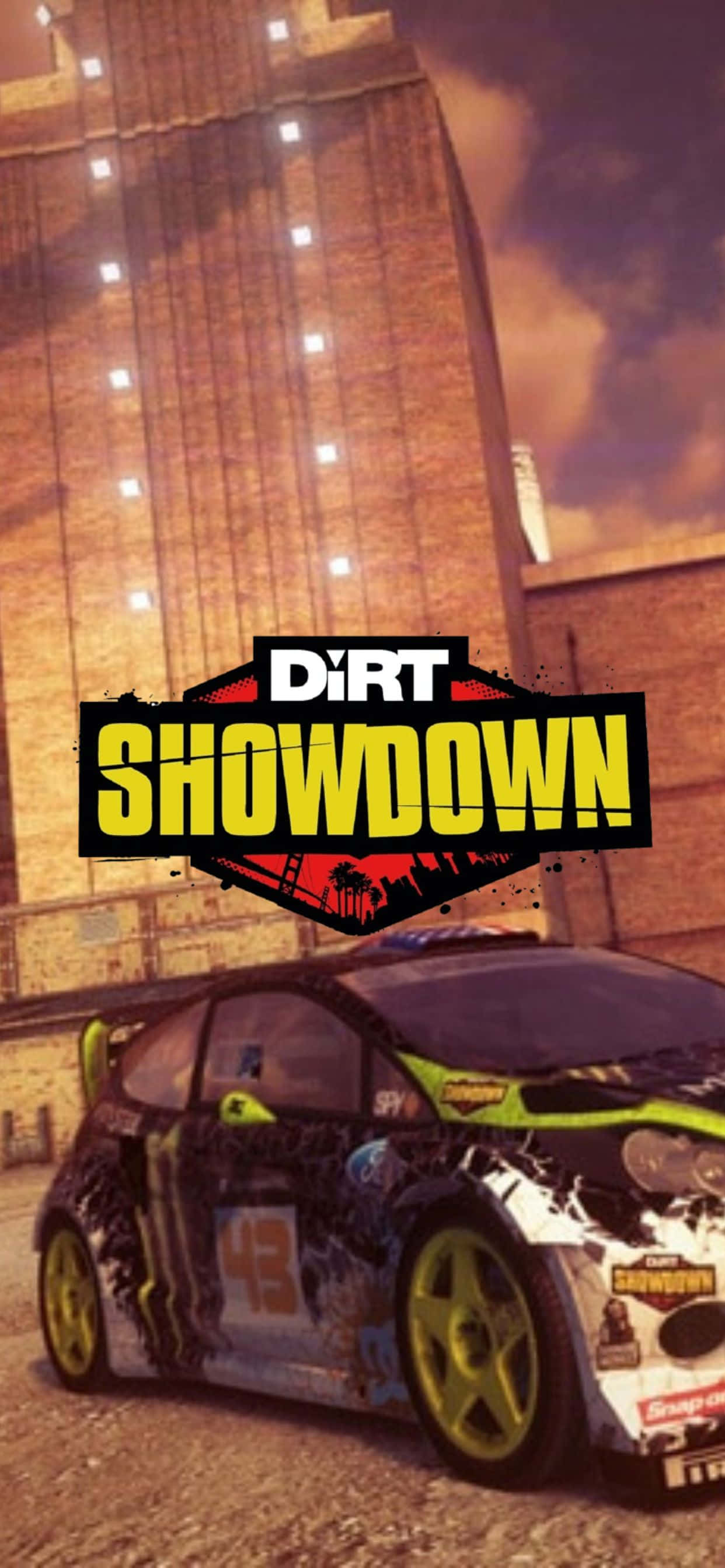 dirt showdown - kiekie-duimnael Muurpapier