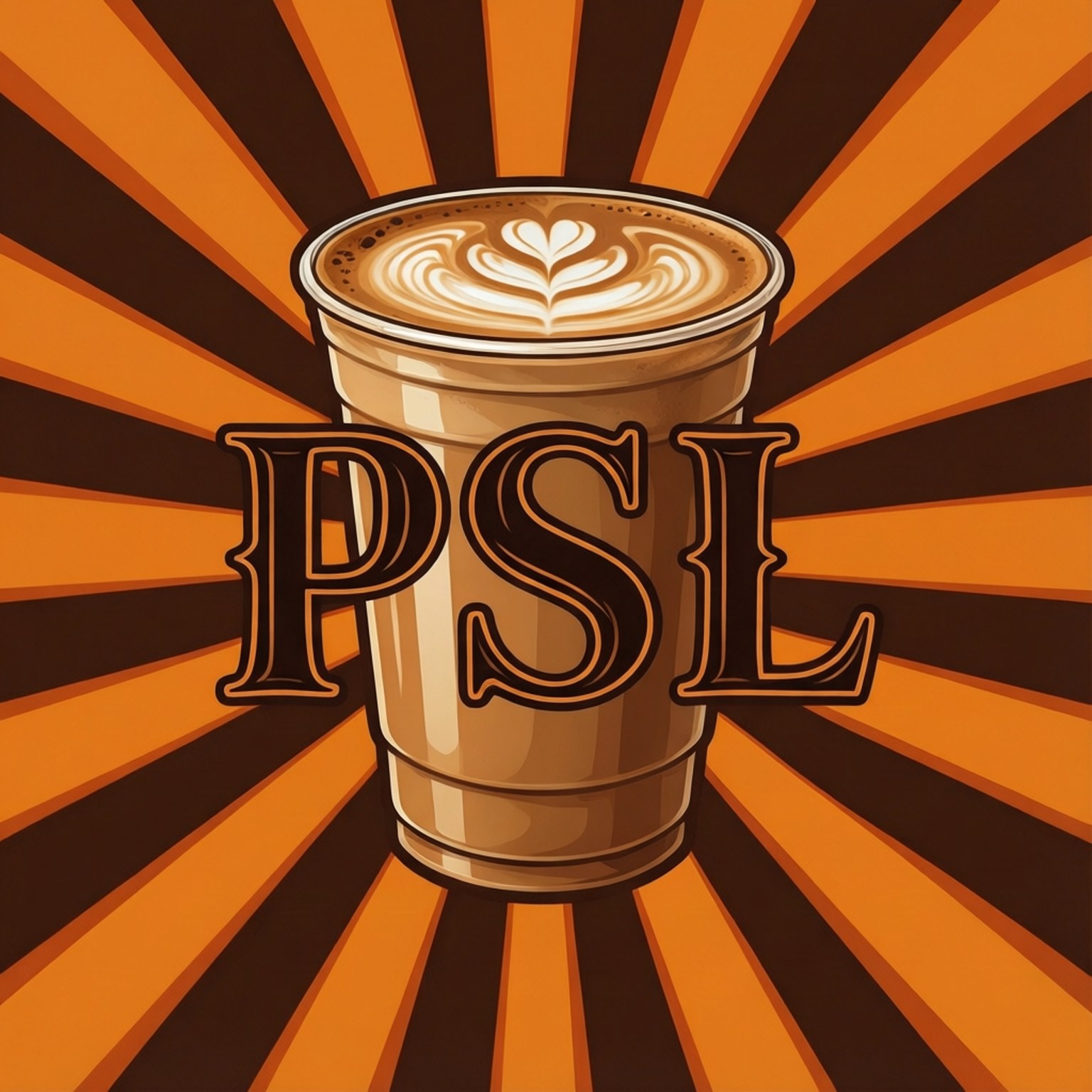 Moderne PSL Grafiese Uitbarsting Muurpapier