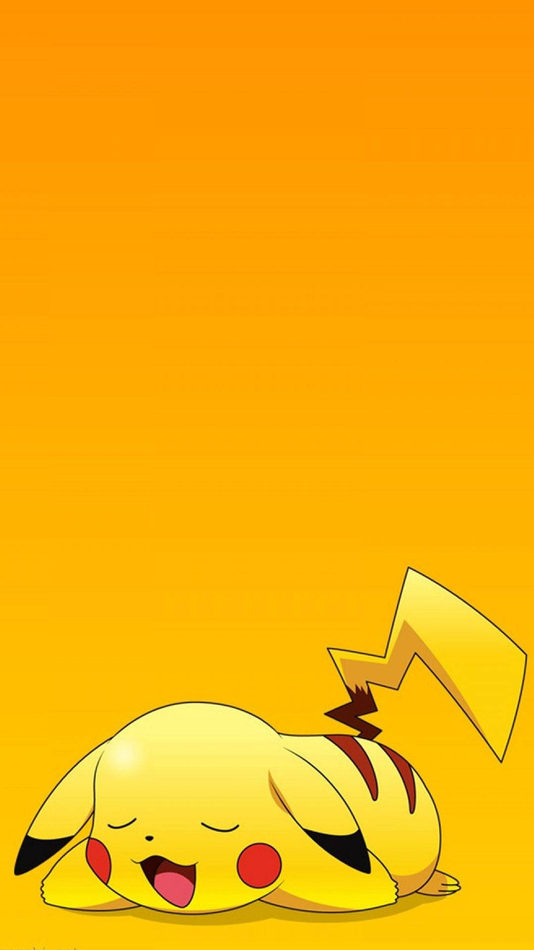 Moeg Pikachu iPhone Muurpapier