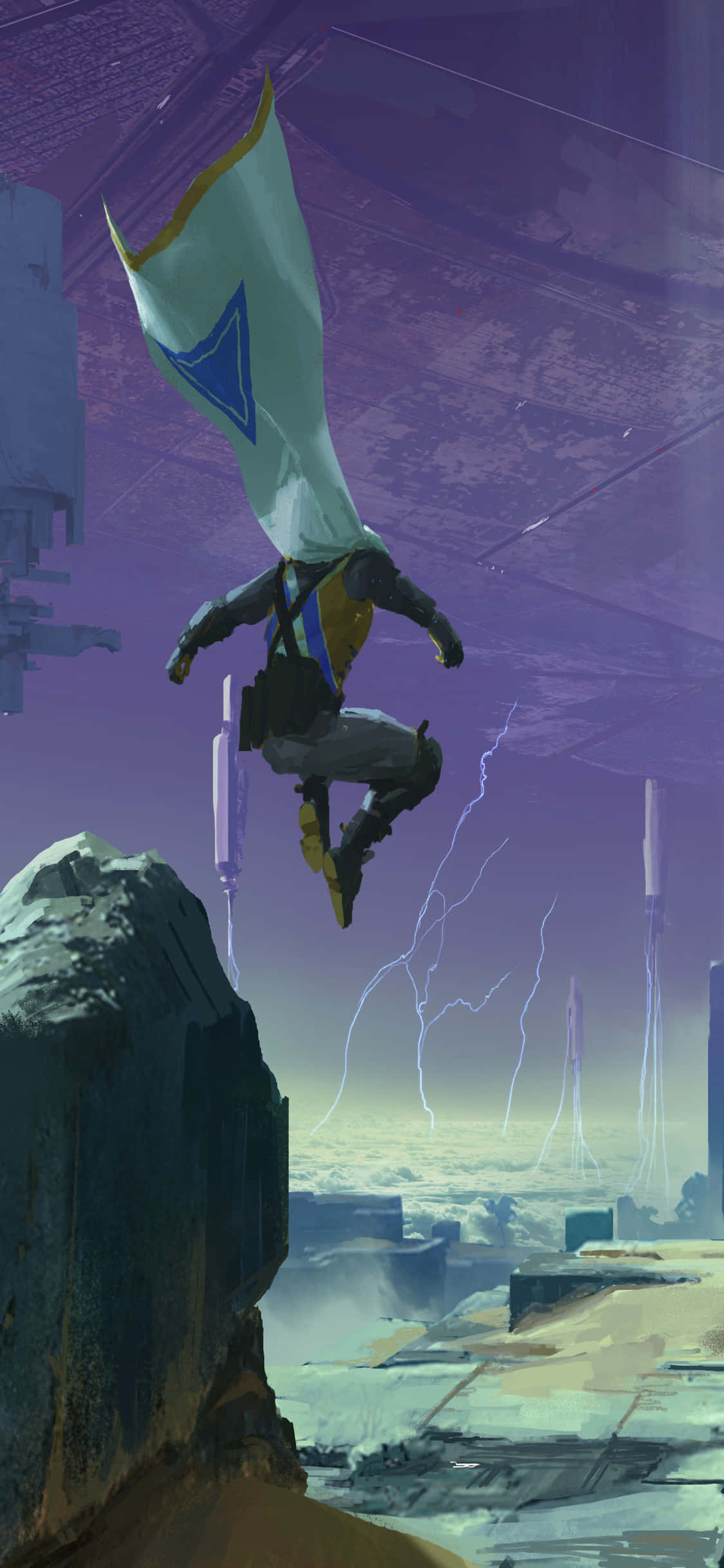 Moenie 'n oomblik van die epiese Destiny 2-avontuur op jou iPhone Xs mis nie Muurpapier