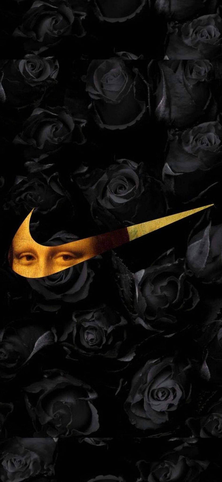 Mona Lisa X Nike Foon Muurpapier