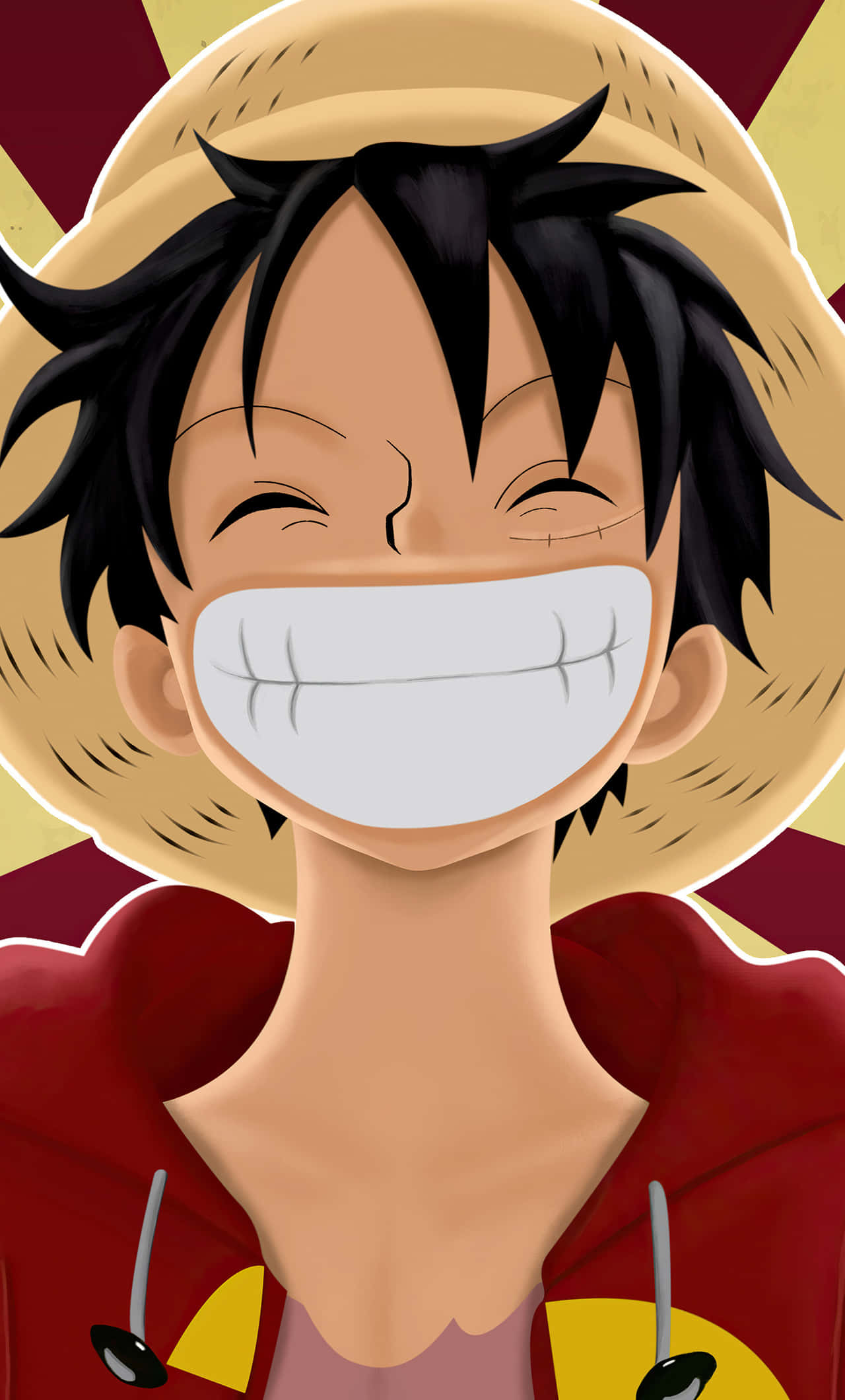 Monkey D. Luffy Gereed om te Vaar Muurpapier