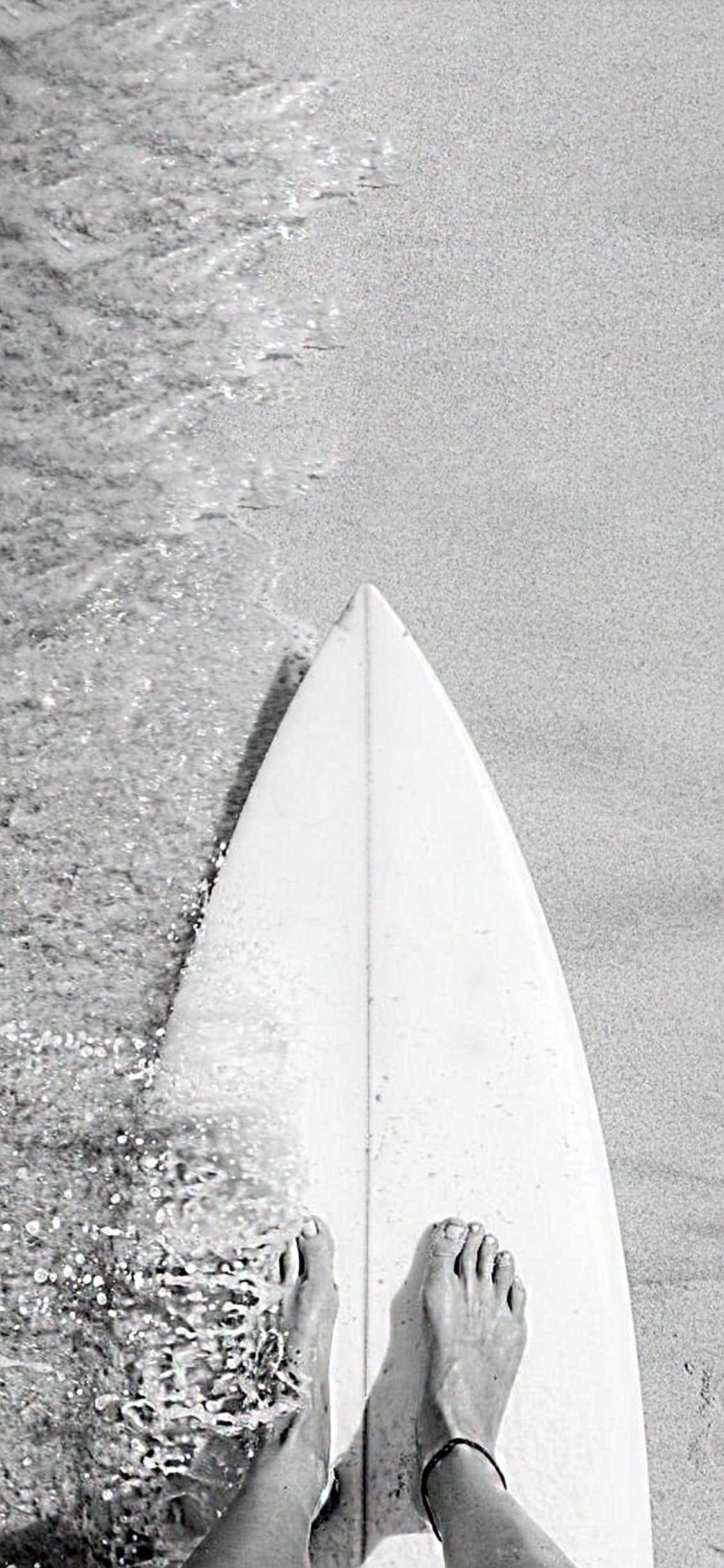 Monochroom Branderplank Muurpapier