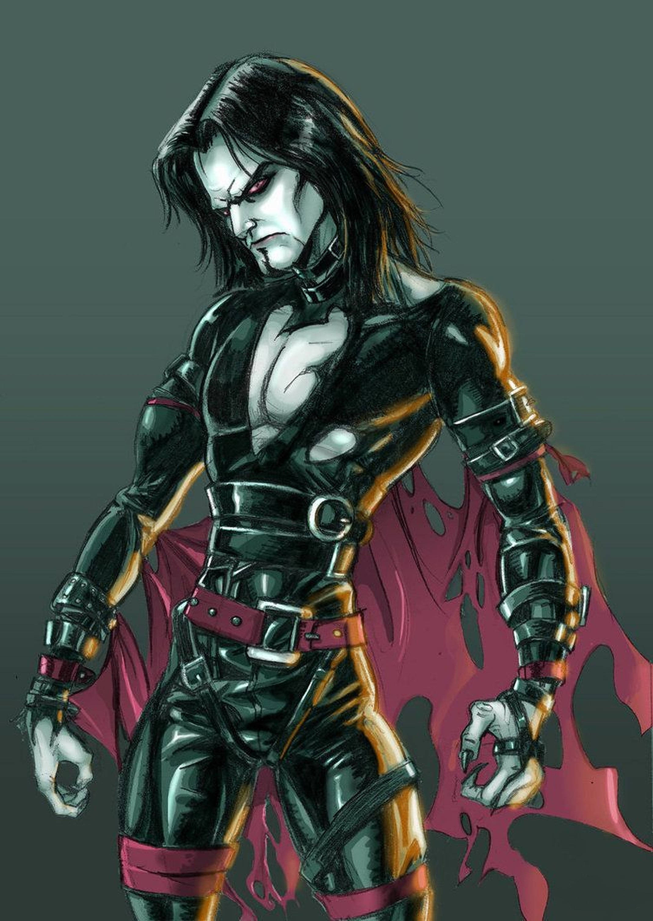 Morbius met Geskeurde Kaap Muurpapier