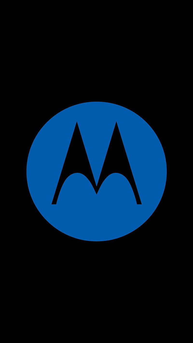 Motorola Blou Logo Muurpapier