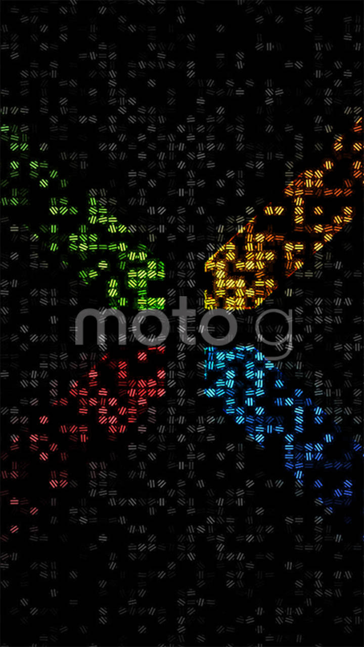 Motorola Kleurvol In Swart Muurpapier