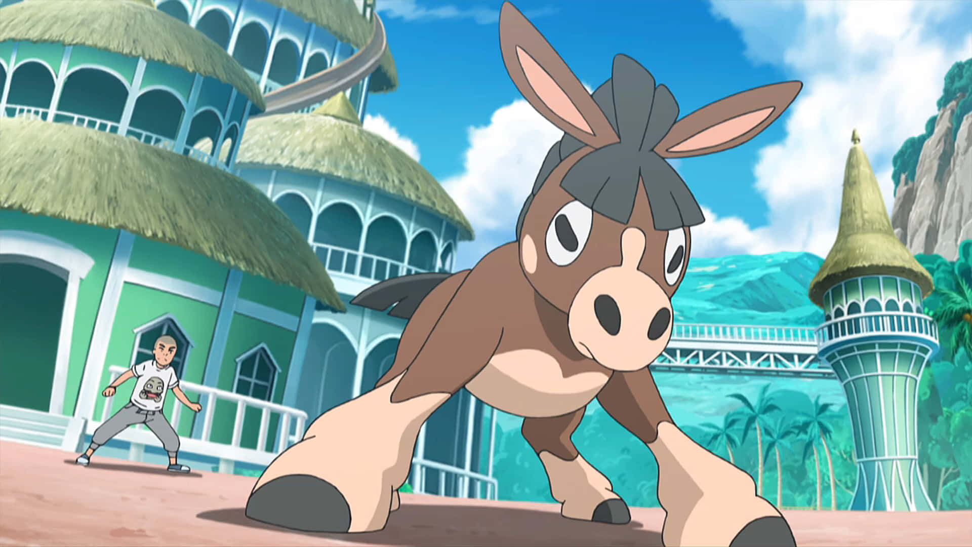 Mudbray Tydens 'n Geveg Muurpapier