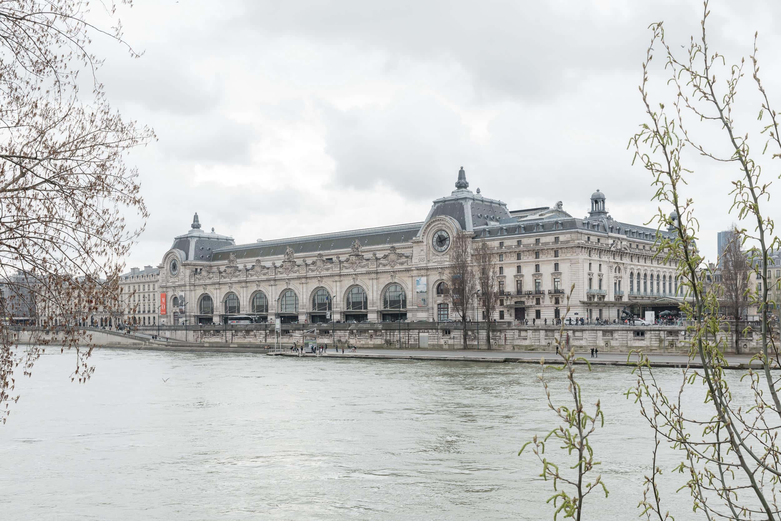 Musée d'Orsay Estetiese Wit Muurpapier