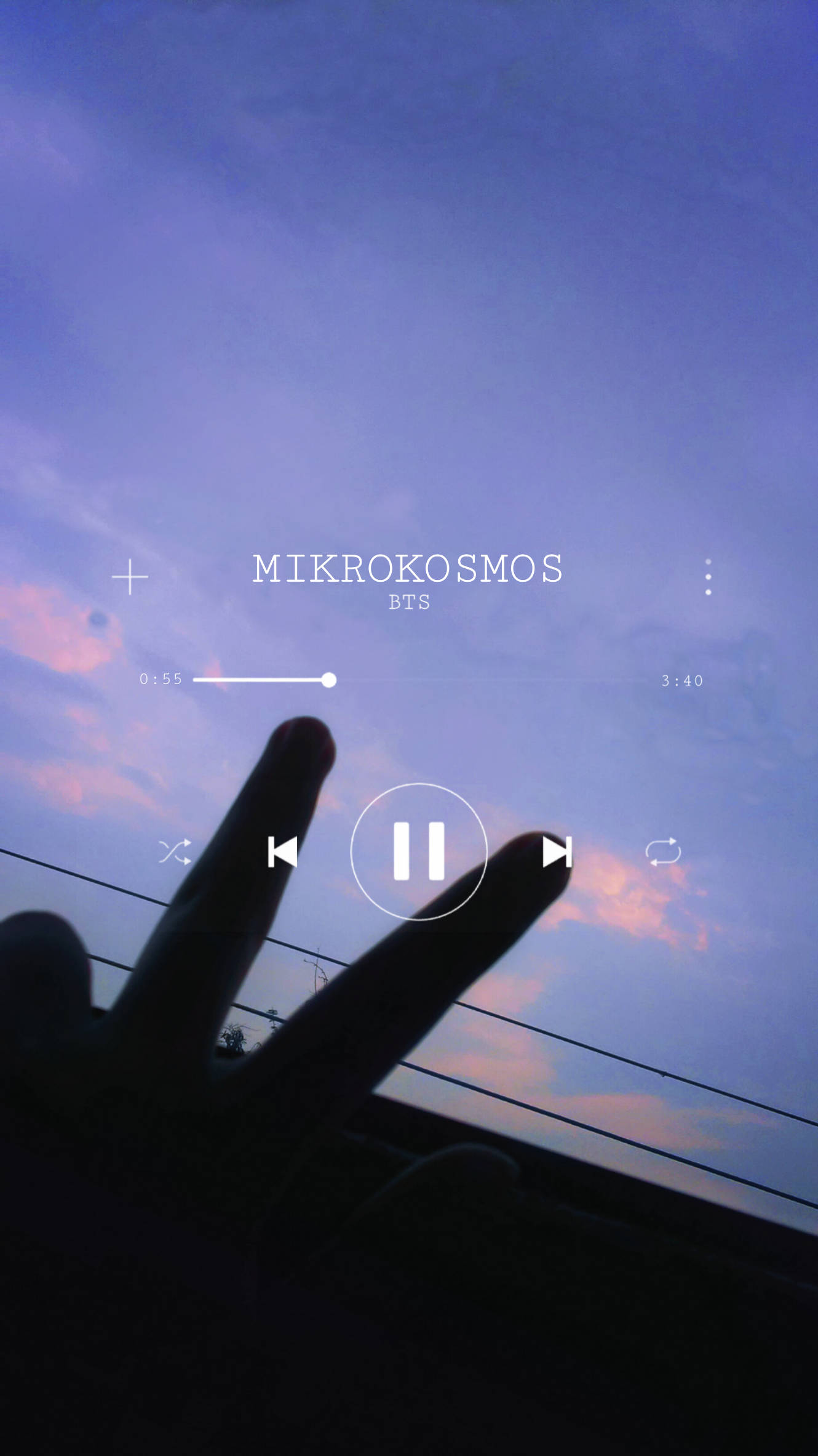 Musiek-estetika Mikrokosmos BTS Muurpapier