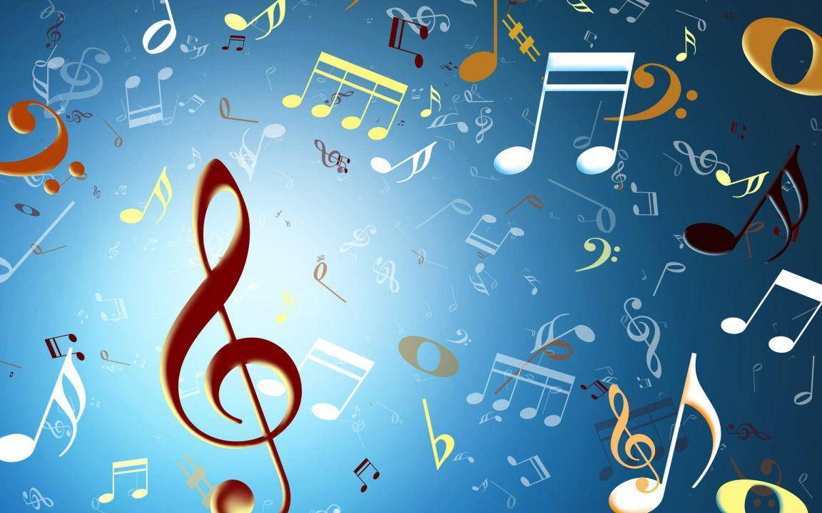 Musieksimbool-ontwerp vir Rekenaar Muurpapier