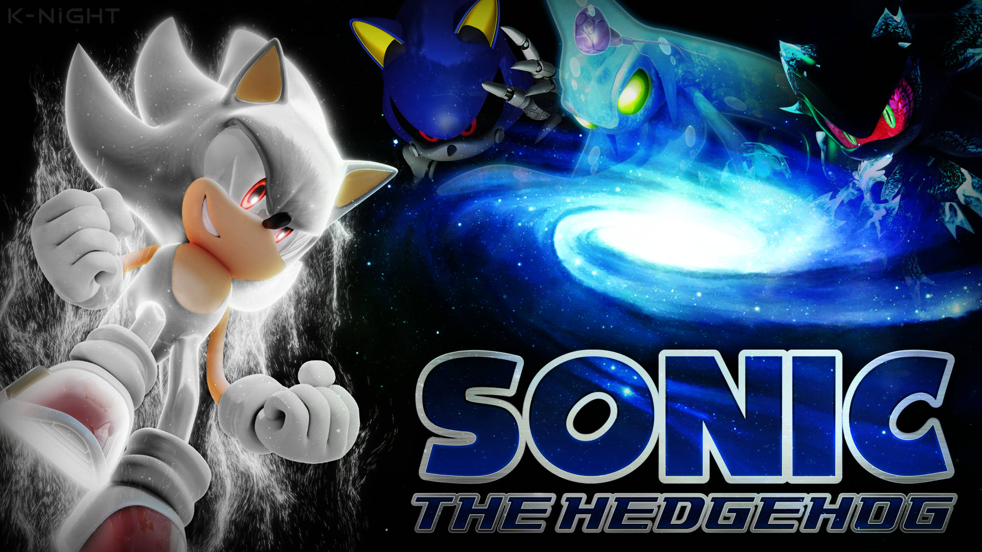 muurpapier van sonic die krimpvarkie Muurpapier