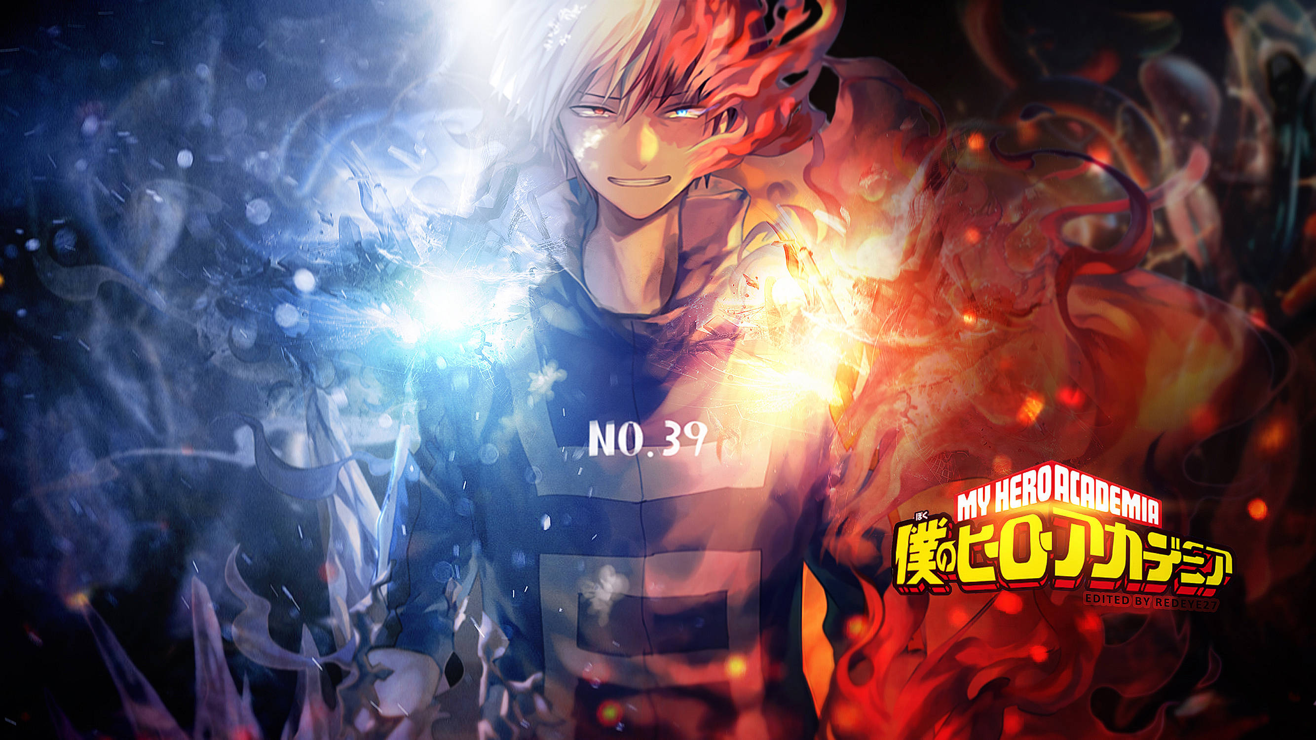 My Hero Academia No.39 Oulike Todoroki Muurpapier