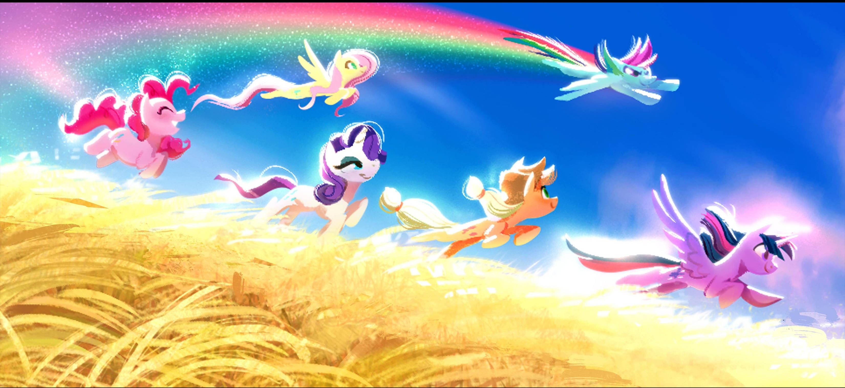 My Little Pony Hardlopende Bureaublad Muurpapier
