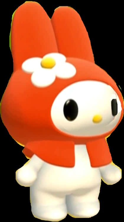 My Melody-kostuumkarakter Muurpapier
