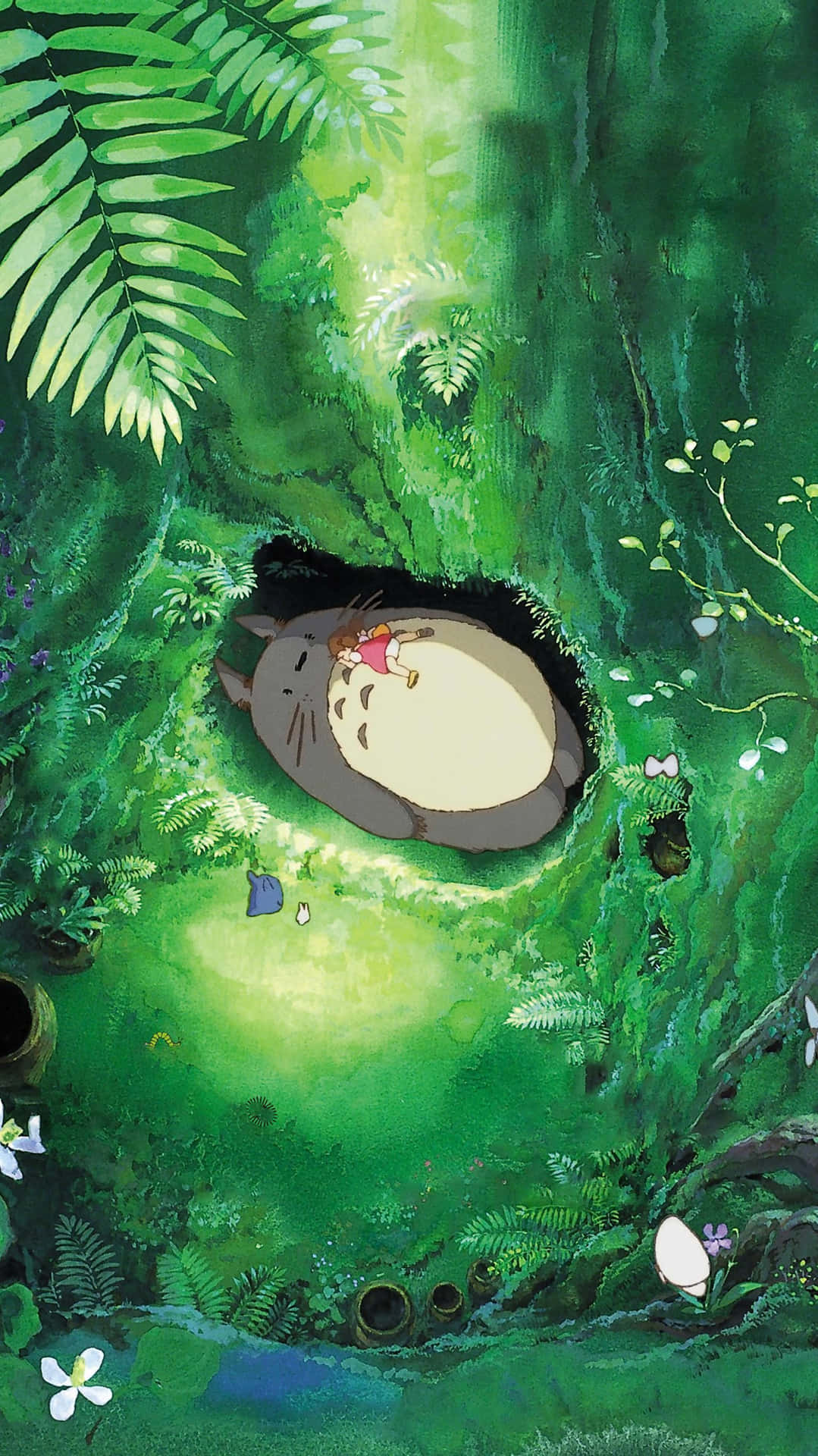 Studio Ghibli Foon — Oulik anime GIF Muurpapier