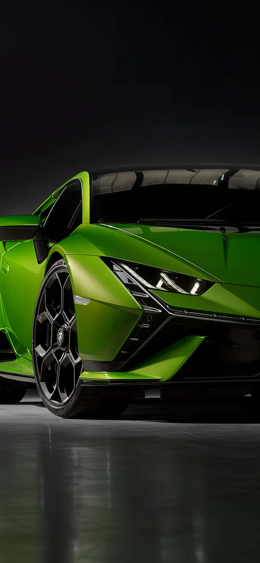 'n Asemrowende uitsig van die nuwe Lamborghini en Pixel 3xl Muurpapier