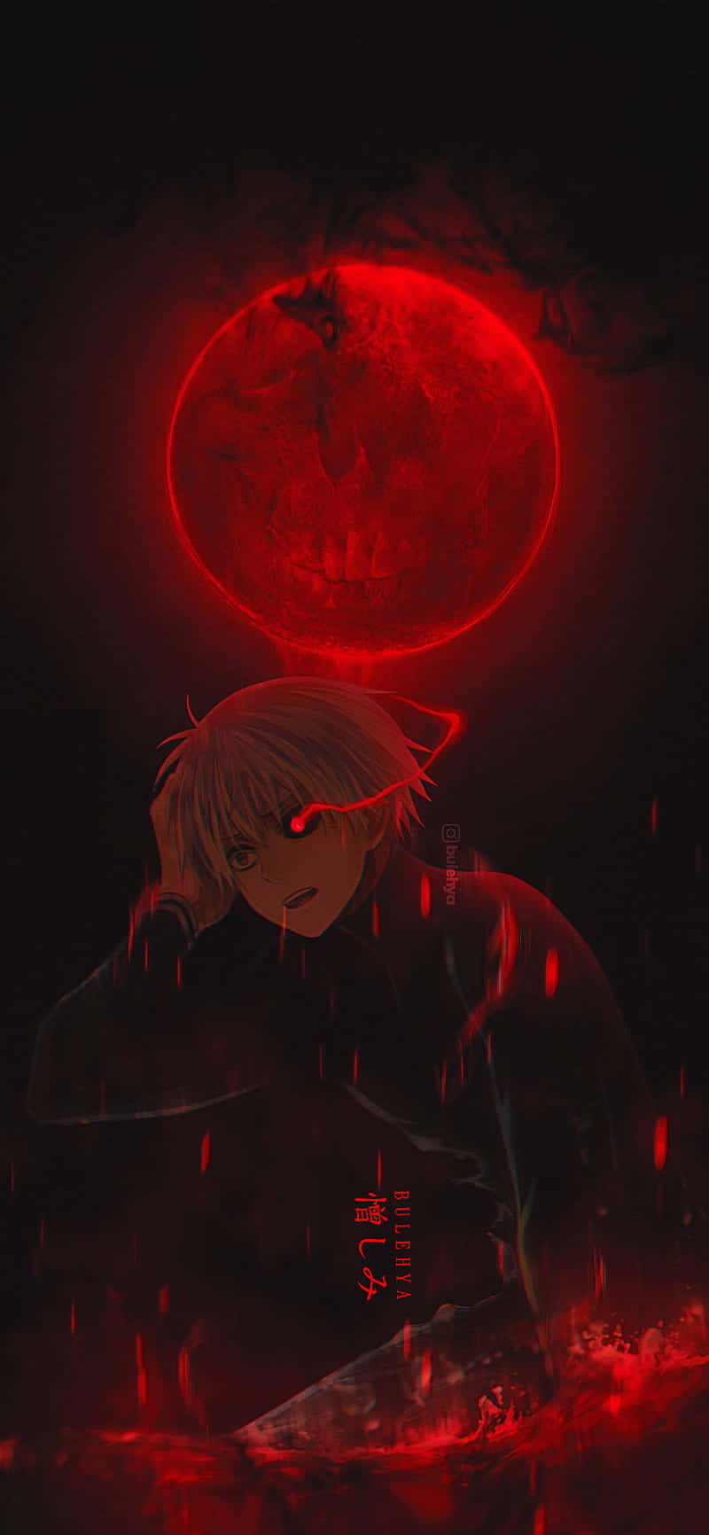 'n Asemrowende uitsig van Tokyo Ghoul se Anteiku-kafee. Muurpapier